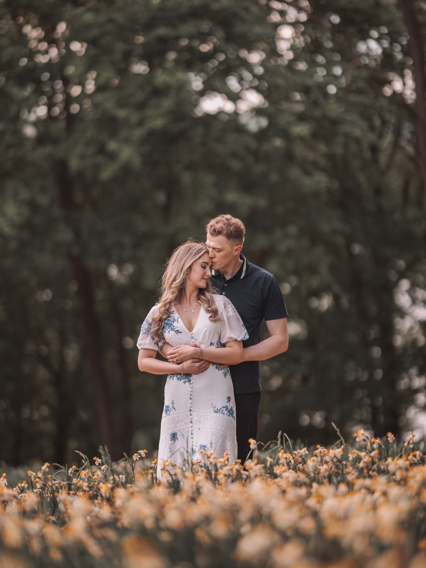 Standing in a field of flowers with your one true love doesn&rsquo;t have to be relegated to just romance novels. Congrats R &amp; A! 🌸💍
.
.
.
#NYCProposal #NYCProposalPhotographer #NYCEngagementPhotographer #SheSaidYes #NewYorkProposal