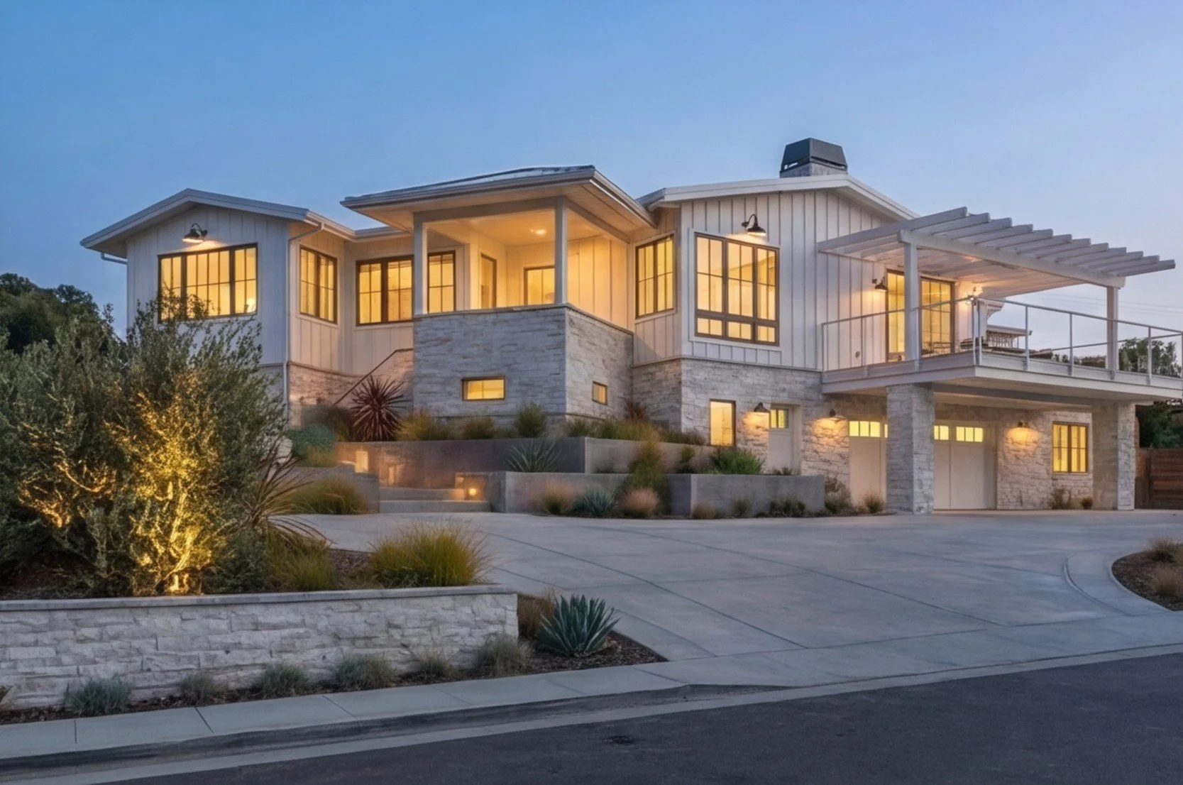 Modern Farmhouse, Redwood City
Elegant custom two-story home