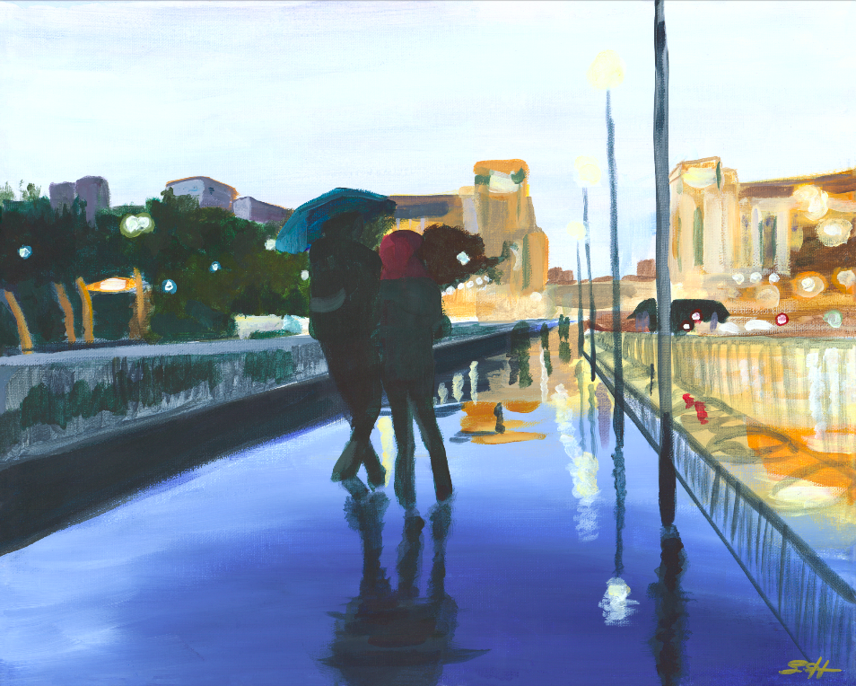 Rainy Stroll in Paris