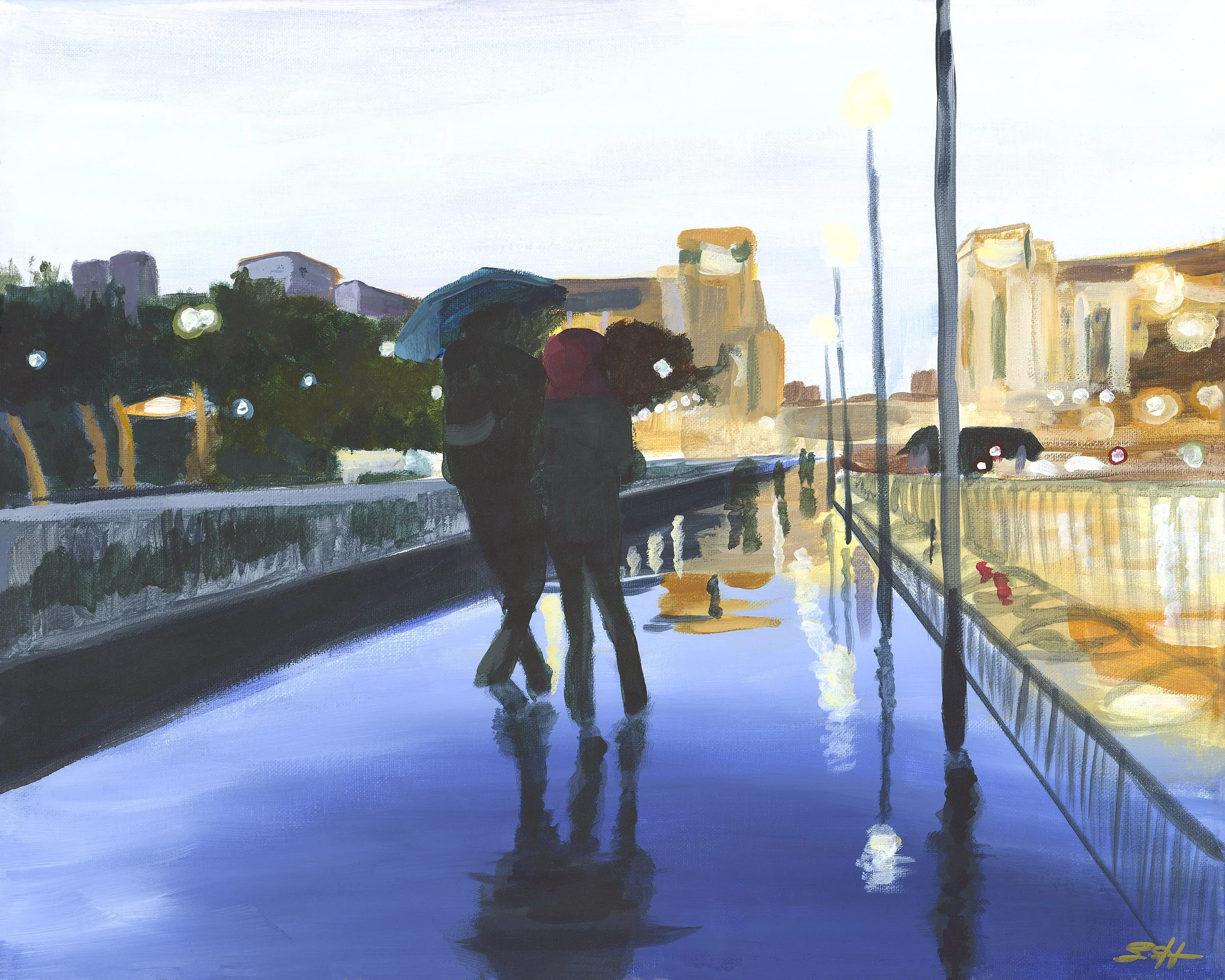 Rainy Stroll in Paris (2018)