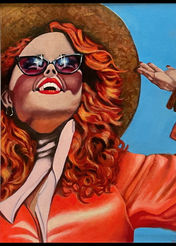 Christi Kacvinsky (Canfield, OH) Ginger, oil, $250