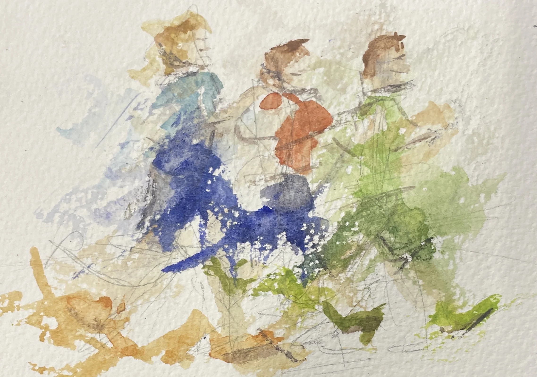 Sheri Liebschner (East Liverpool, OH) 3 in 3,000, watercolor, $150