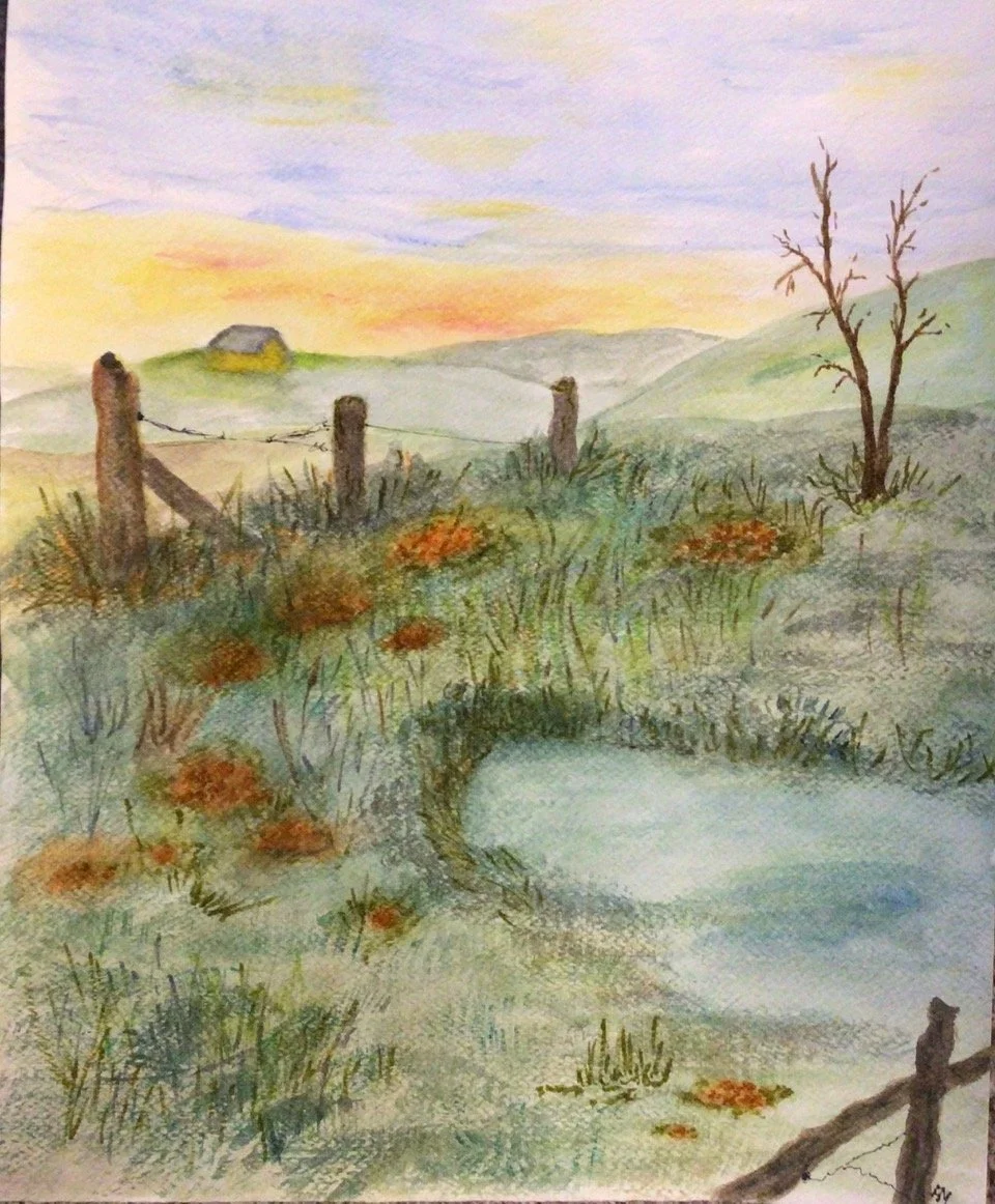 Ann Madej (Youngstown, OH) Memories, watercolor, $190