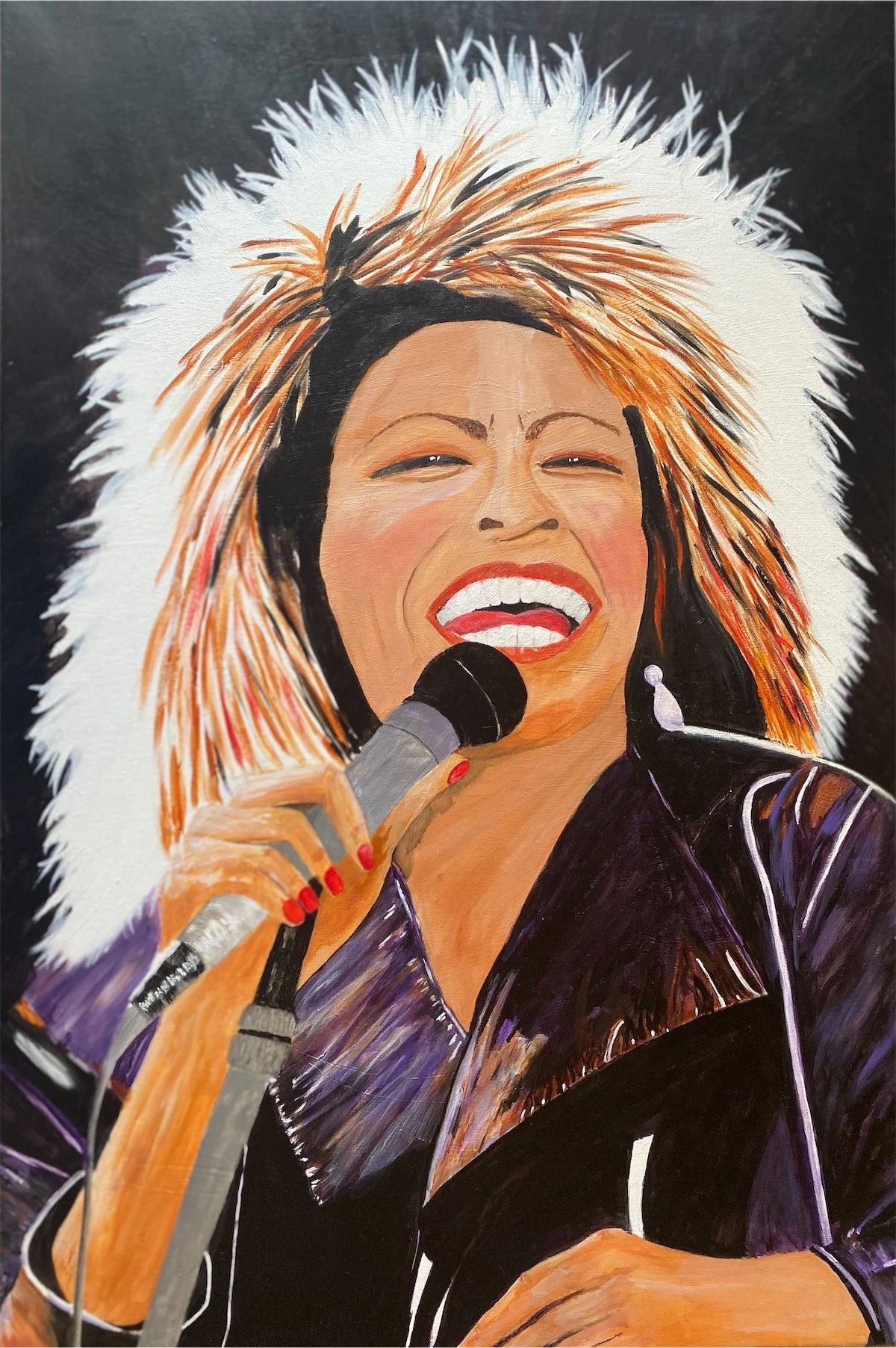 Karen Nelson (Hubbard, OH) Call me ‘Tina’, acrylic, $360