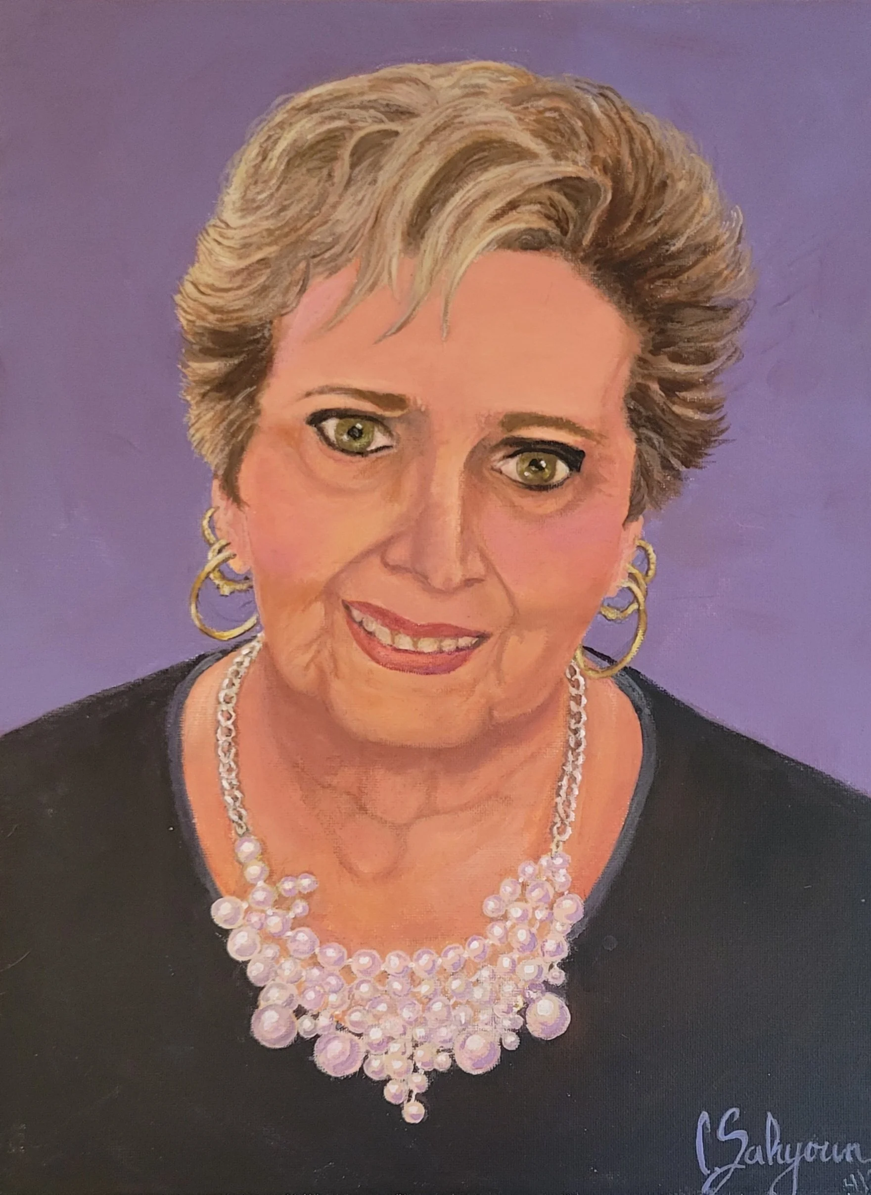 Cynthia Sahyoun (Youngstown, OH) Norma Jean, acrylic, NFS