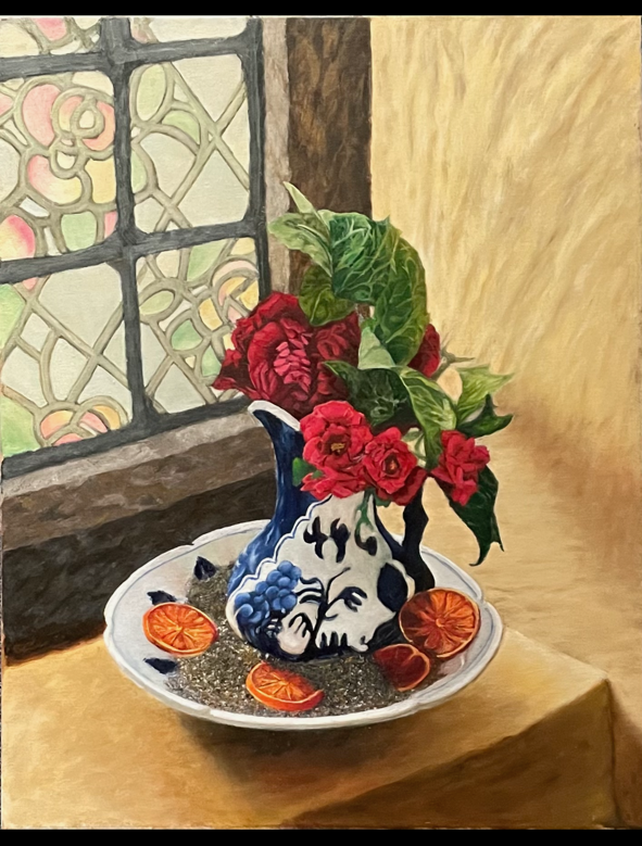 Christi Kacvinsky (Canfield, OH) Primo in un Anno, oil, $300