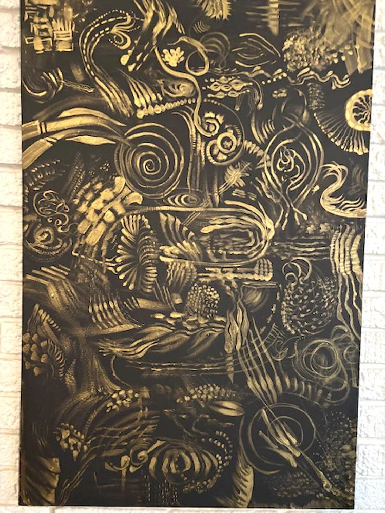 Lynn Anderson (Youngstown, OH) Live Jazz, Acrylic, $800