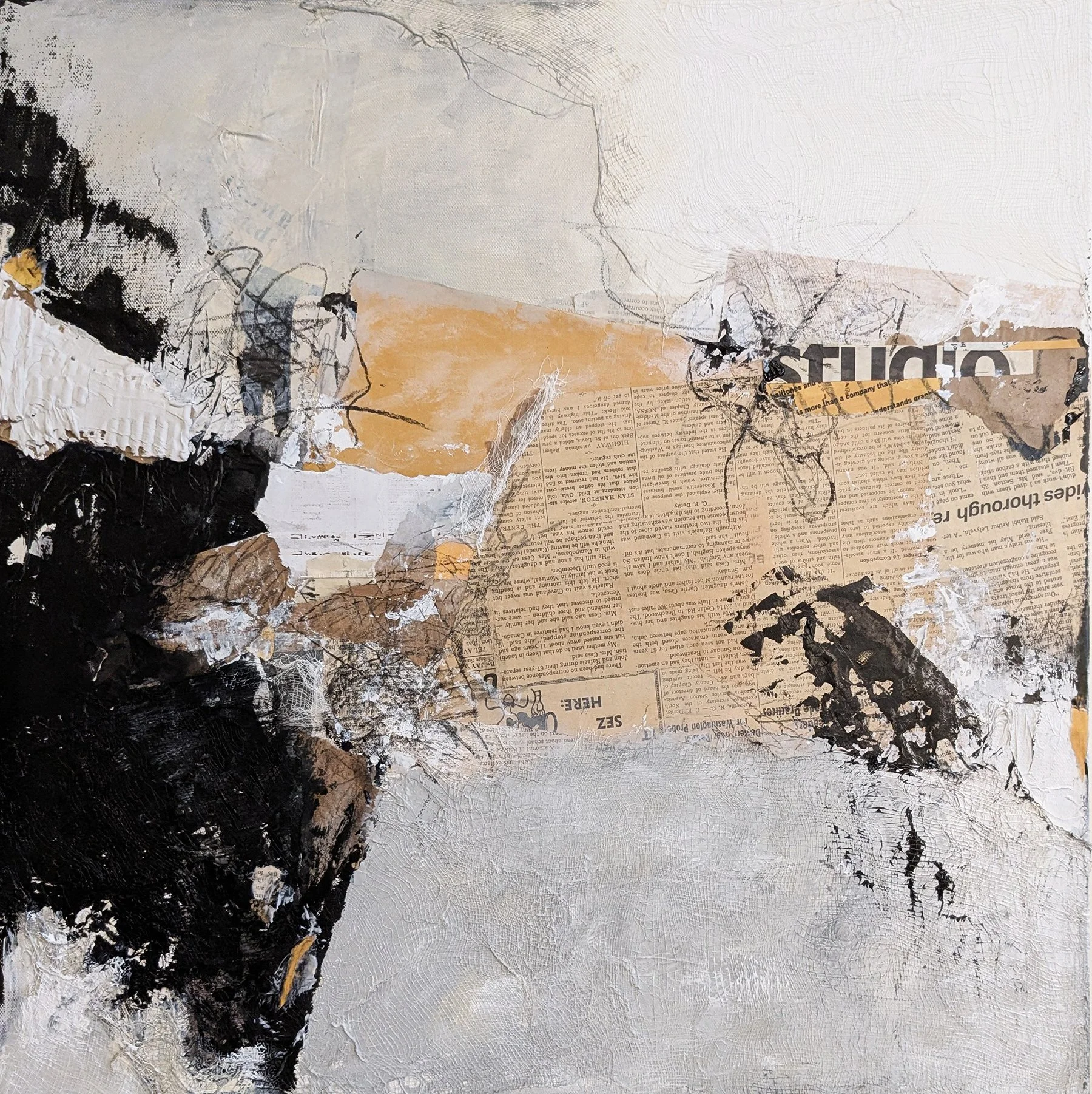 Sharon M. Dundee (Lyndhurst, OH) Studio, Mixed Media, $600