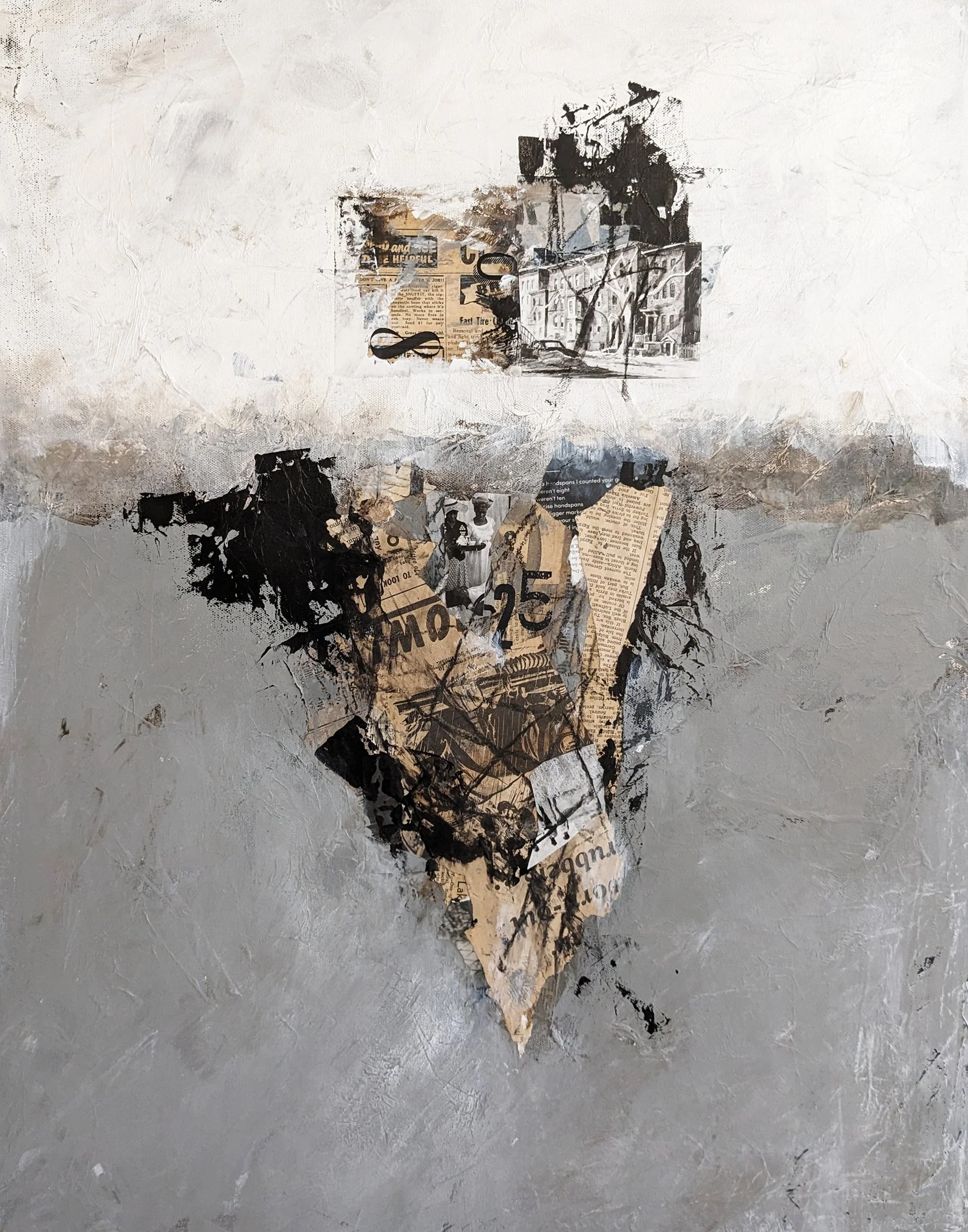 Sharon M. Dundee (Lyndhurst, OH) As Above…, Mixed Media, $600