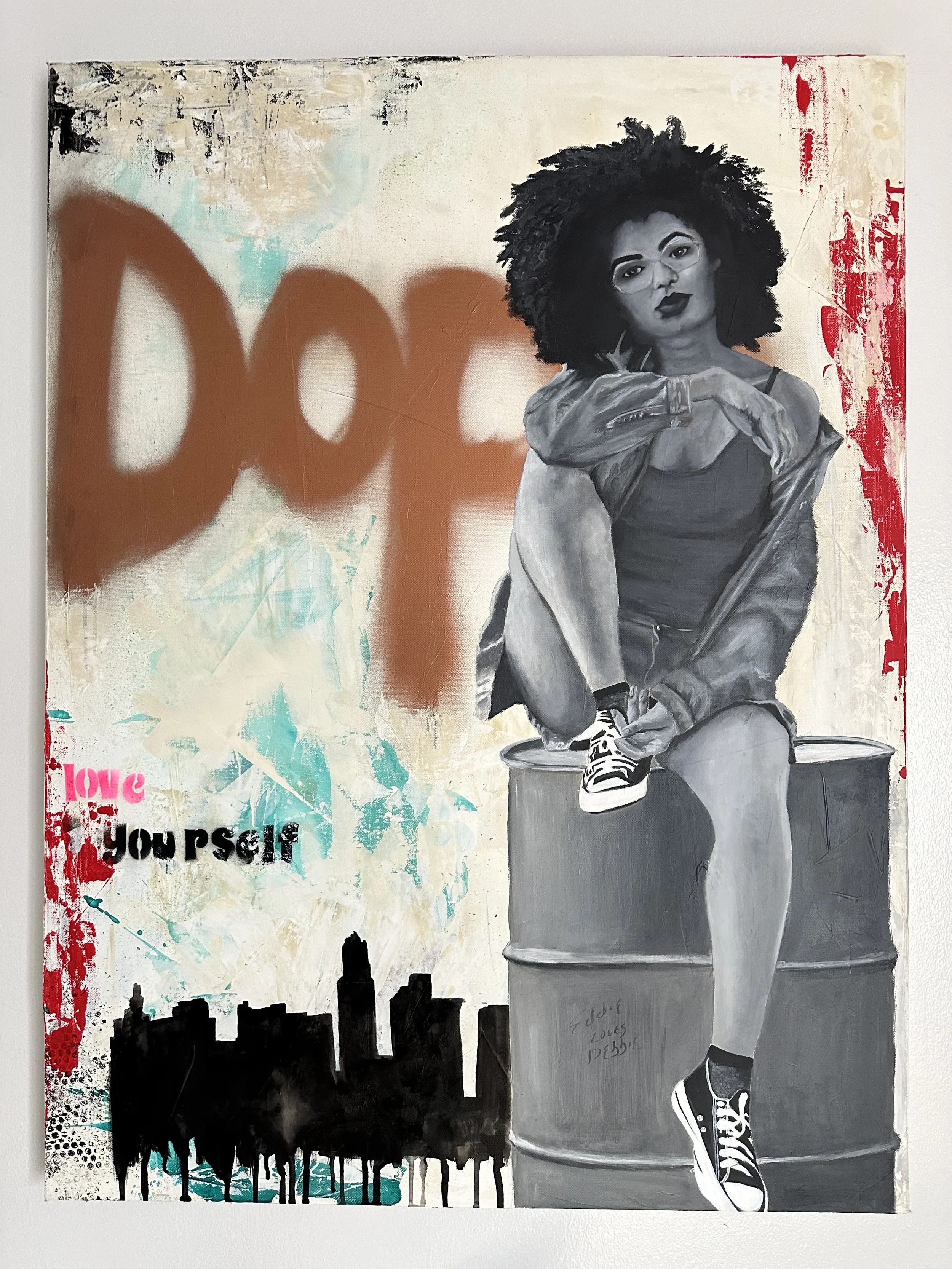 Autumn Joi Ellis (Youngstown, OH)  Dope, Mixed Media, $1,800