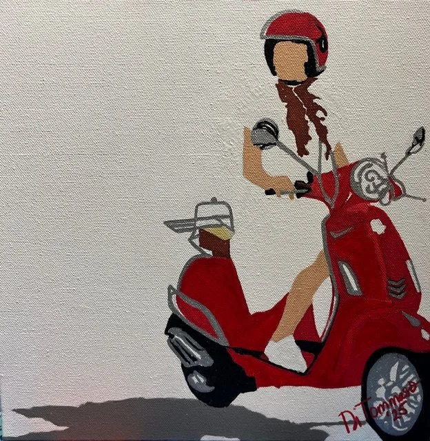 Melissa (DiTommaso) Hackett (Girard, OH) Bellezza in Bianco (Beauty In White), Acrylic, NFS