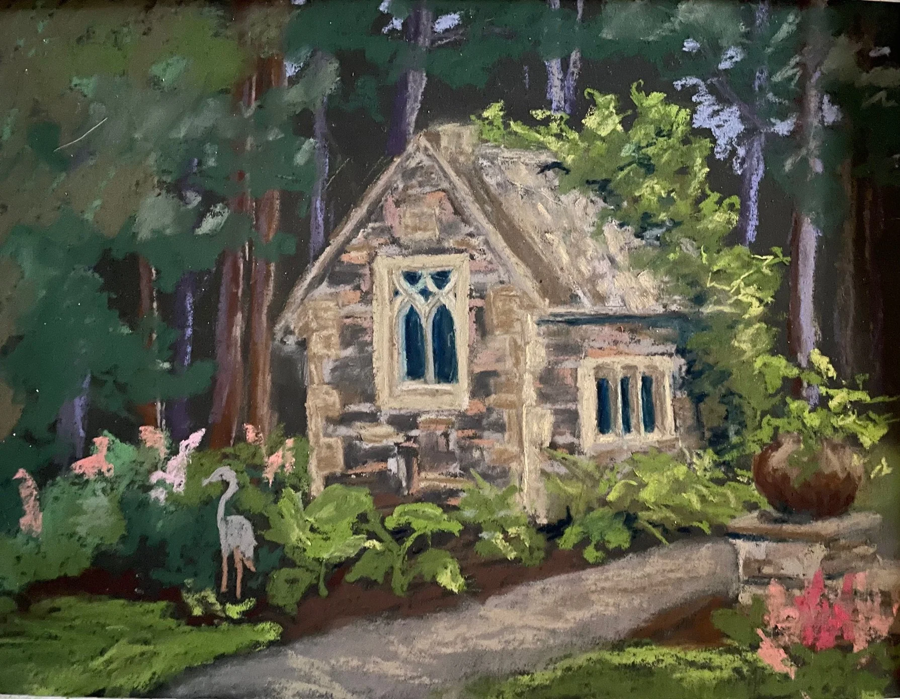 Rebecca Hawkins (Columbiana, OH)  The Garden Shed, Pastel, $300 