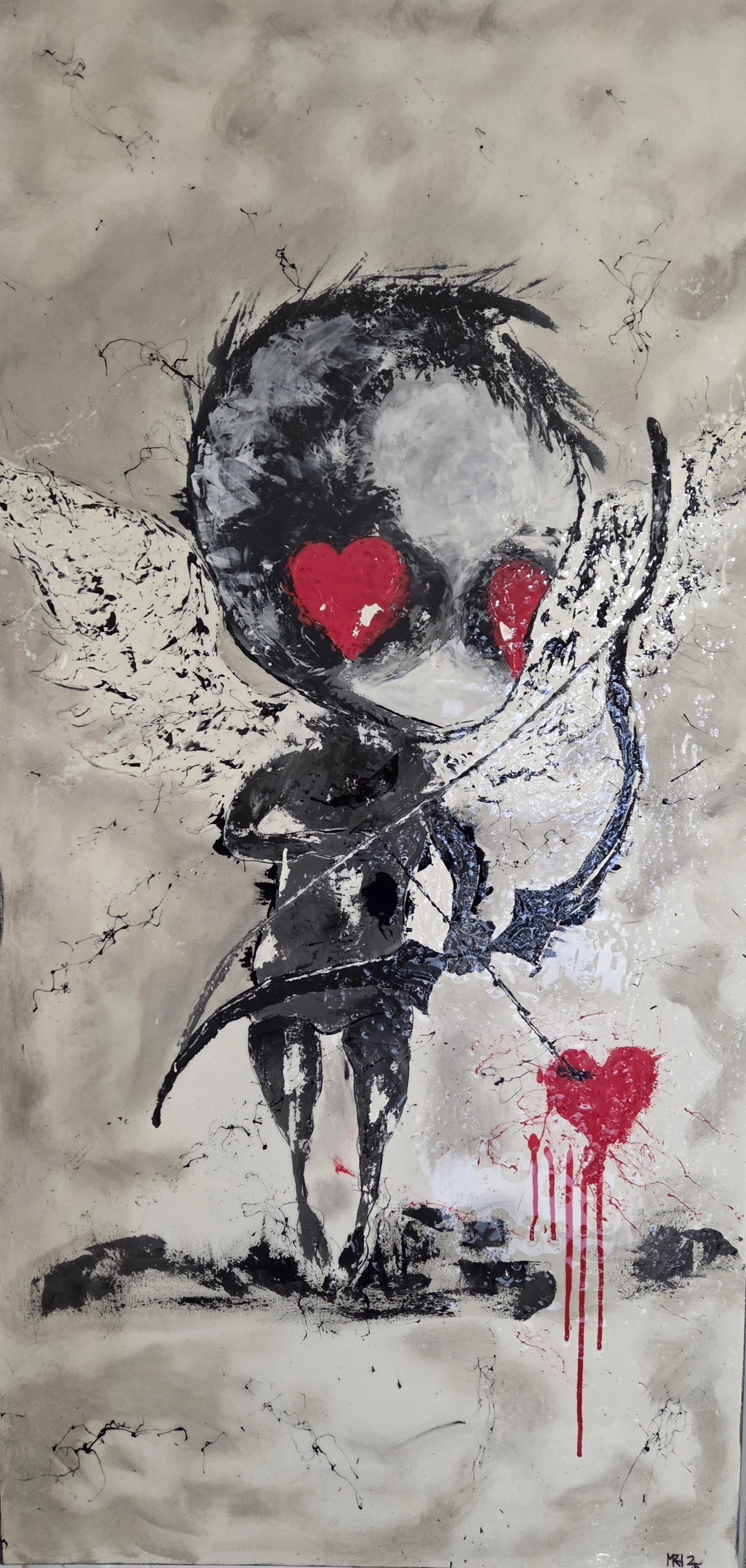 Michelle Hillier (Youngstown, OH)  Love Struck, Mixed Media, $1,000