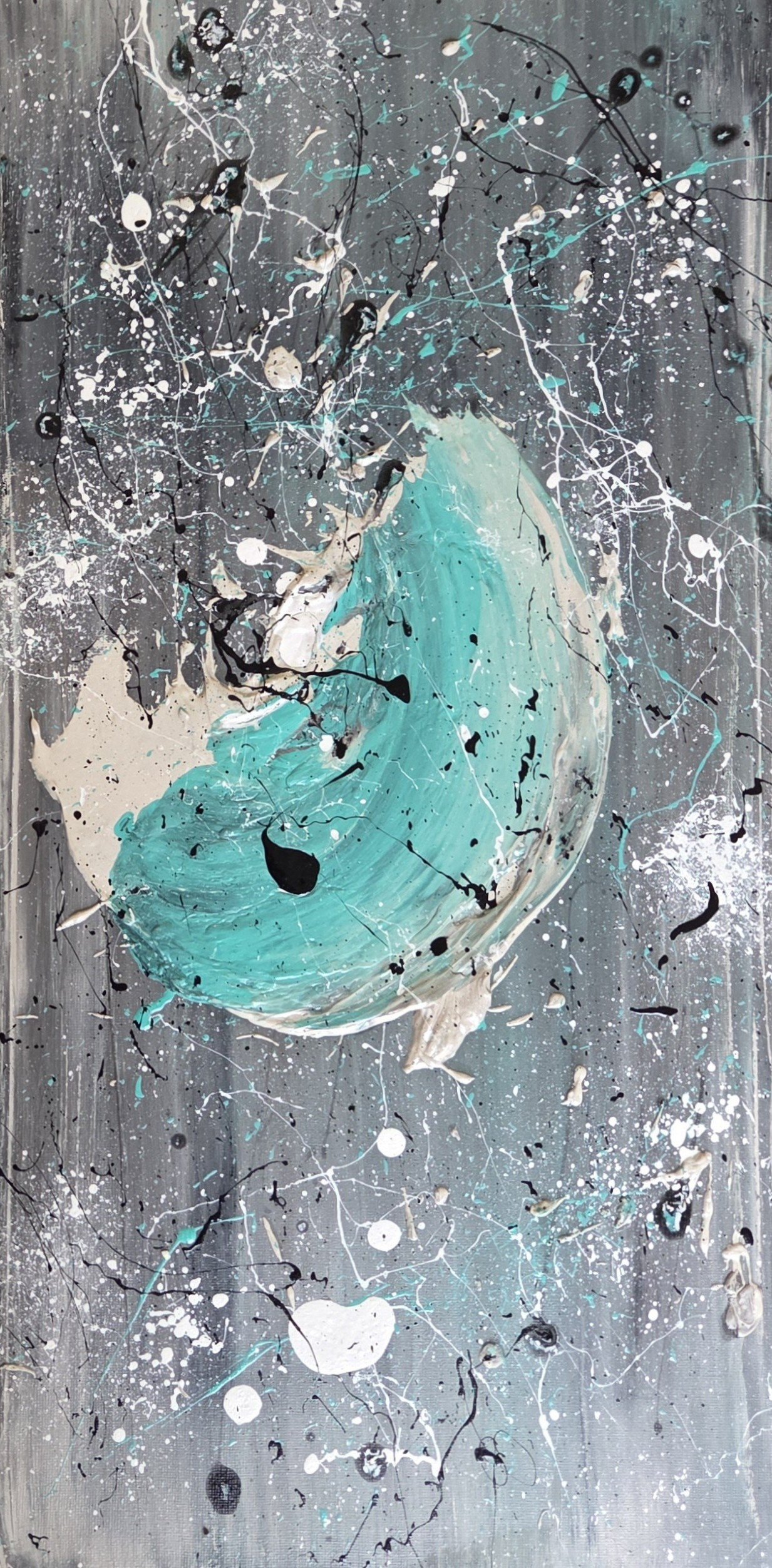Michelle Hillier (Youngstown, OH)  Emergence #2, Mixed Media, $350