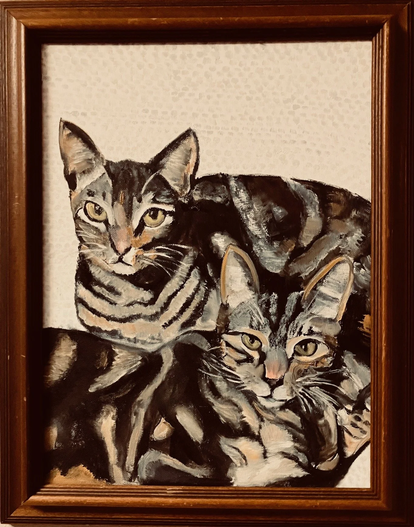 Emma Holland (S.Largo, FL)  Kittens, Oil, NFS
