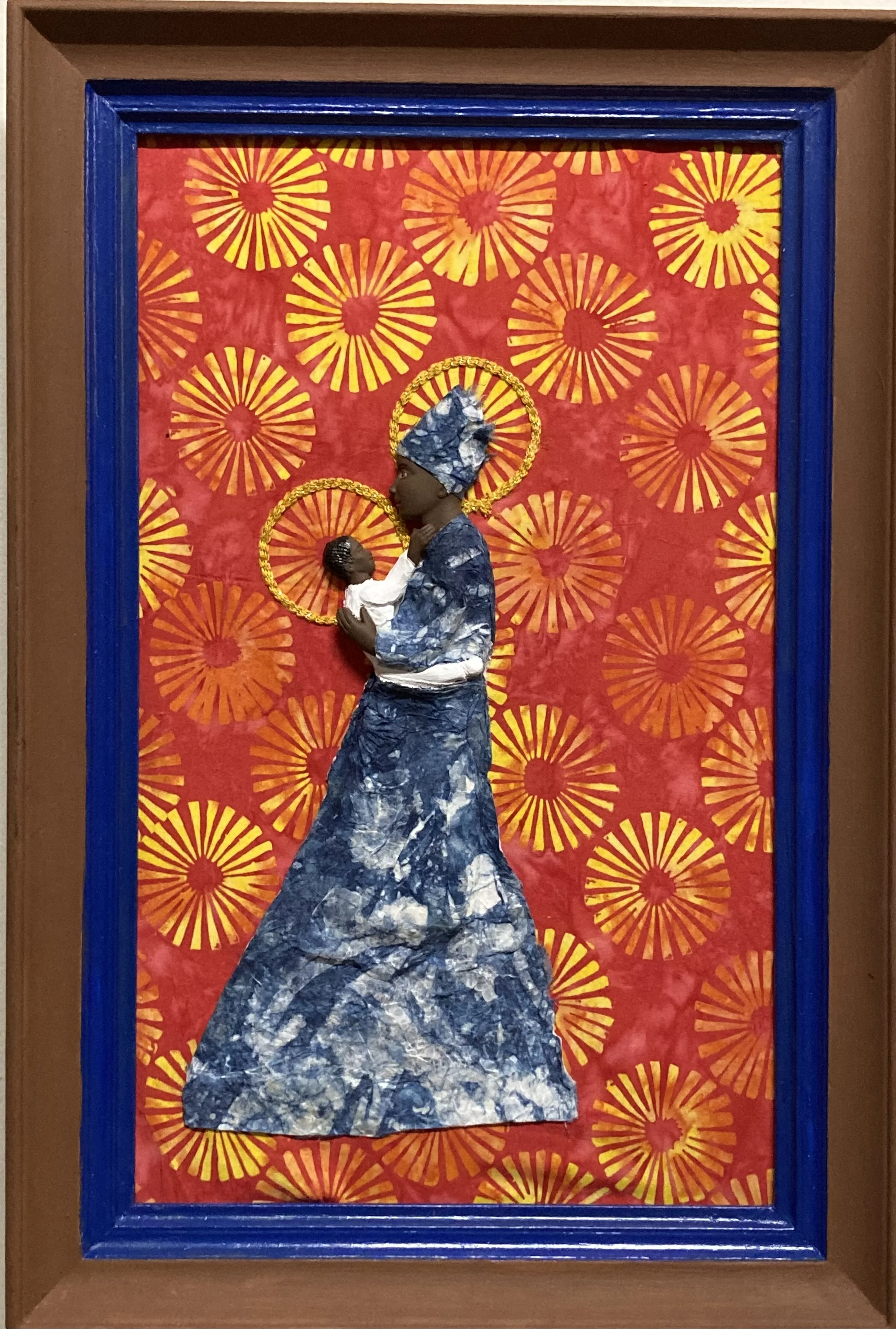Joyce Morrow Jones (Lyndhurst, OH)  Madonna and Child, Mixed Media, $350