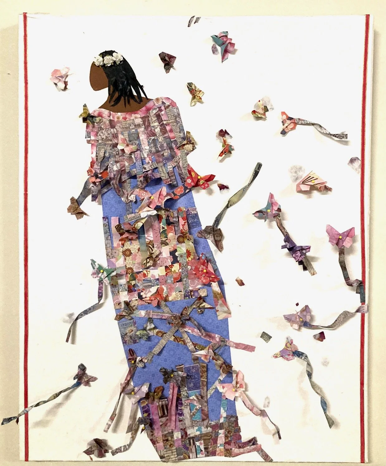 Joyce Morrow Jones (Lyndhurst, OH)  Weaving Transformation, Mixed Media, $375
