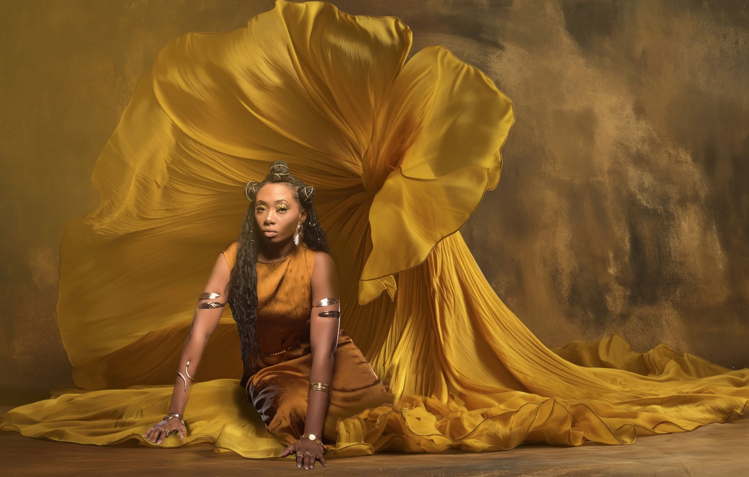 Joyce Newell (Youngstown, OH) Golden Goddess, Digital Photo, $55