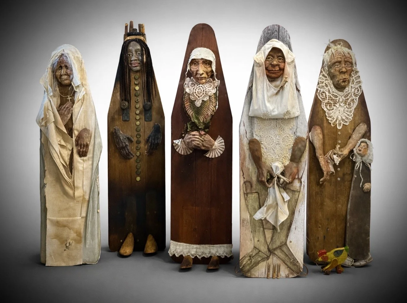 Gail Trunick (Burghill, OH)  Army of Strong Women, Mixed Media, NFS