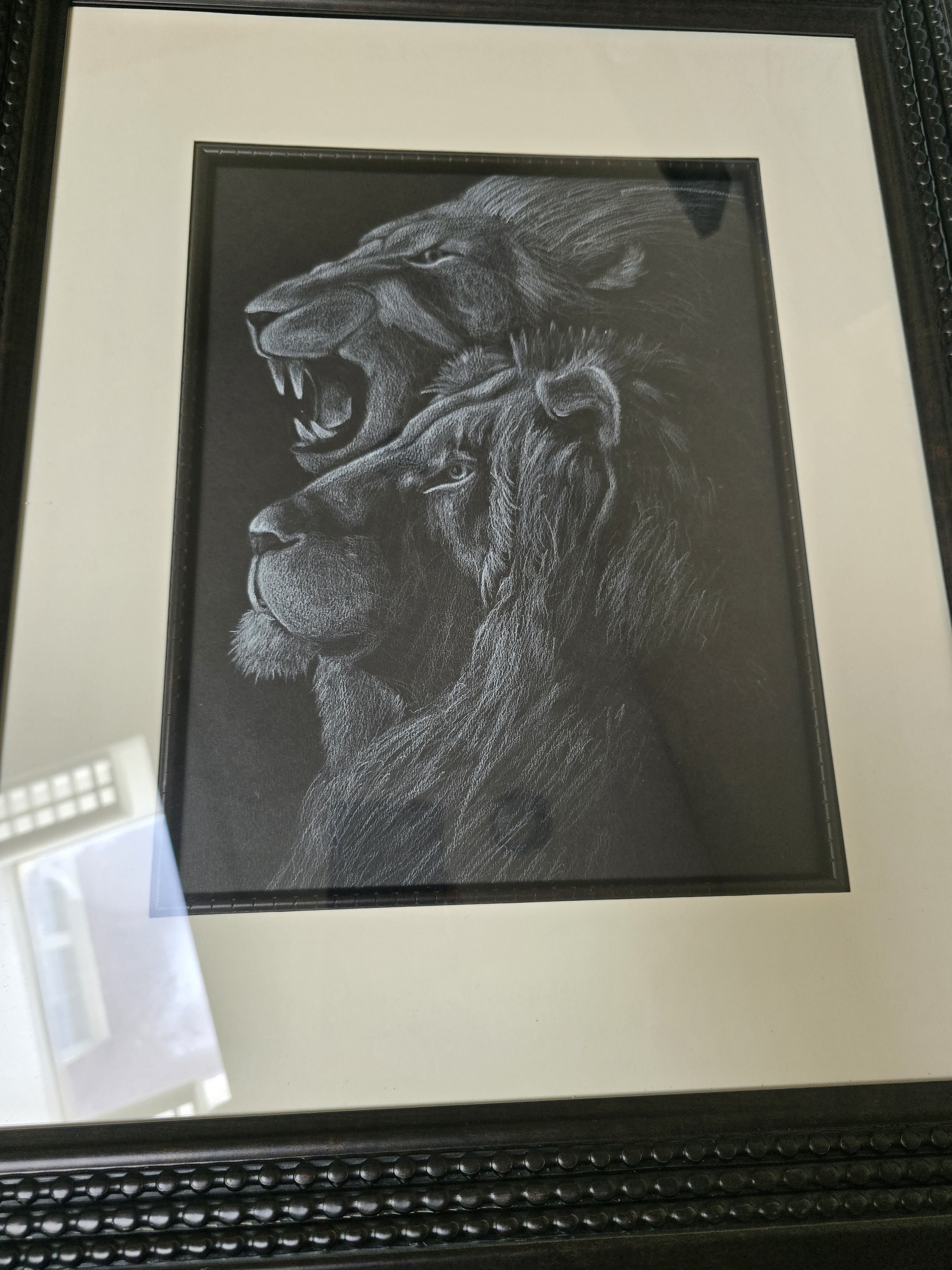 Baylee Bosheff (McDonald, OH) Lion, colored pencil, NFS 