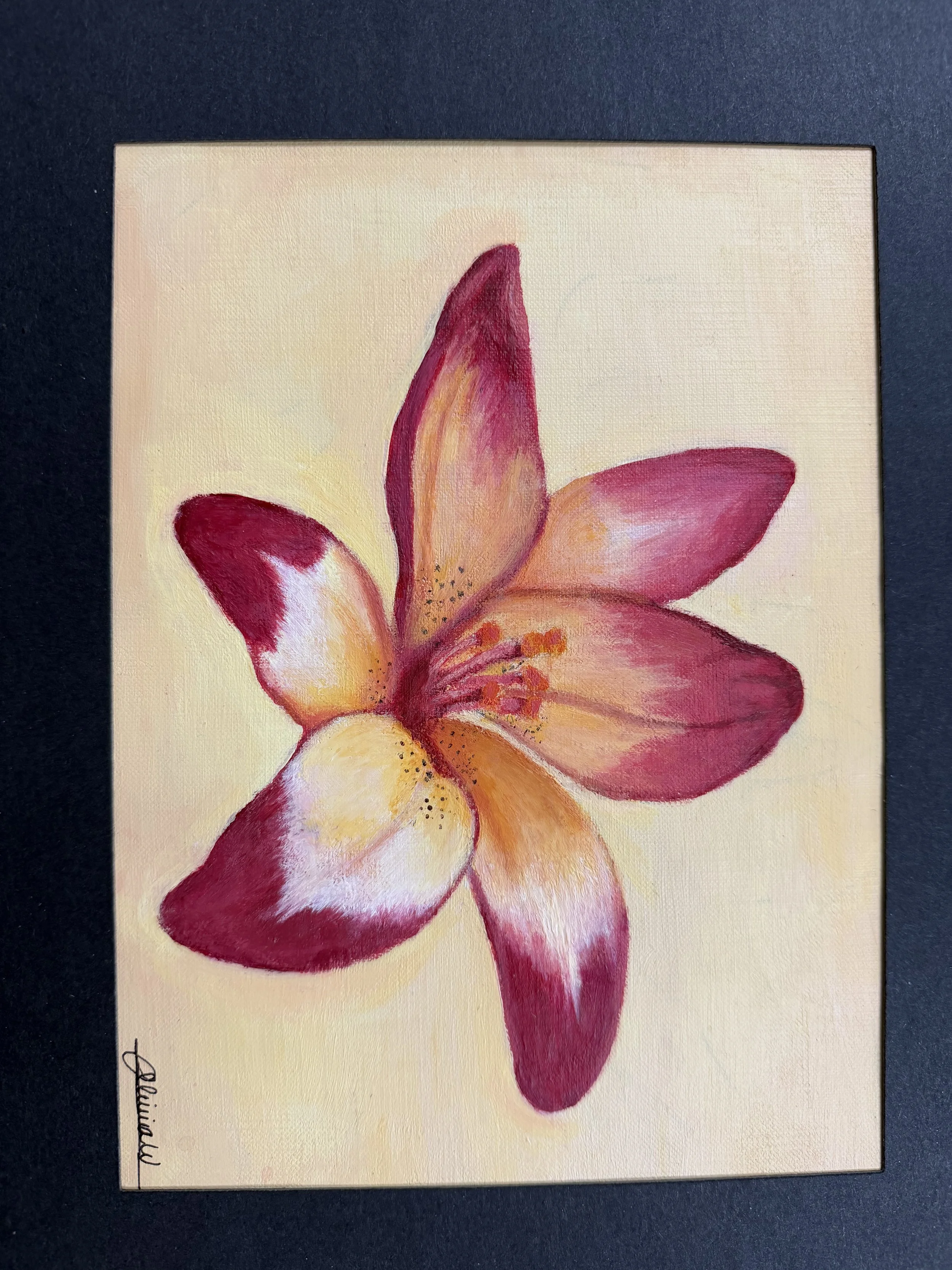 Olivia Mazanowski (Youngstown, OH) The Glow of Summer, acrylic, NFS