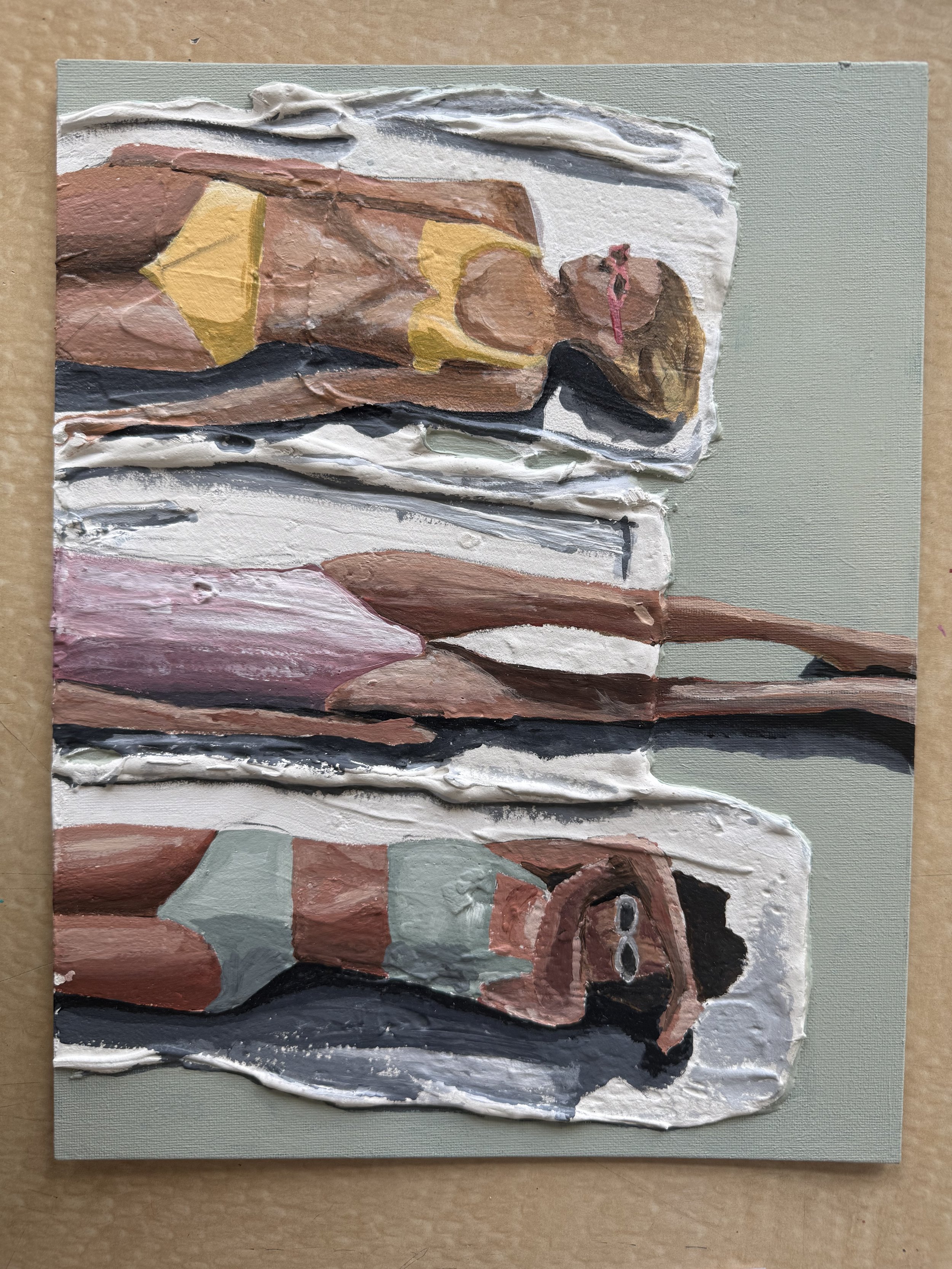 Riley Mills (McDonald, OH) Sunny Day, mixed media, NFS