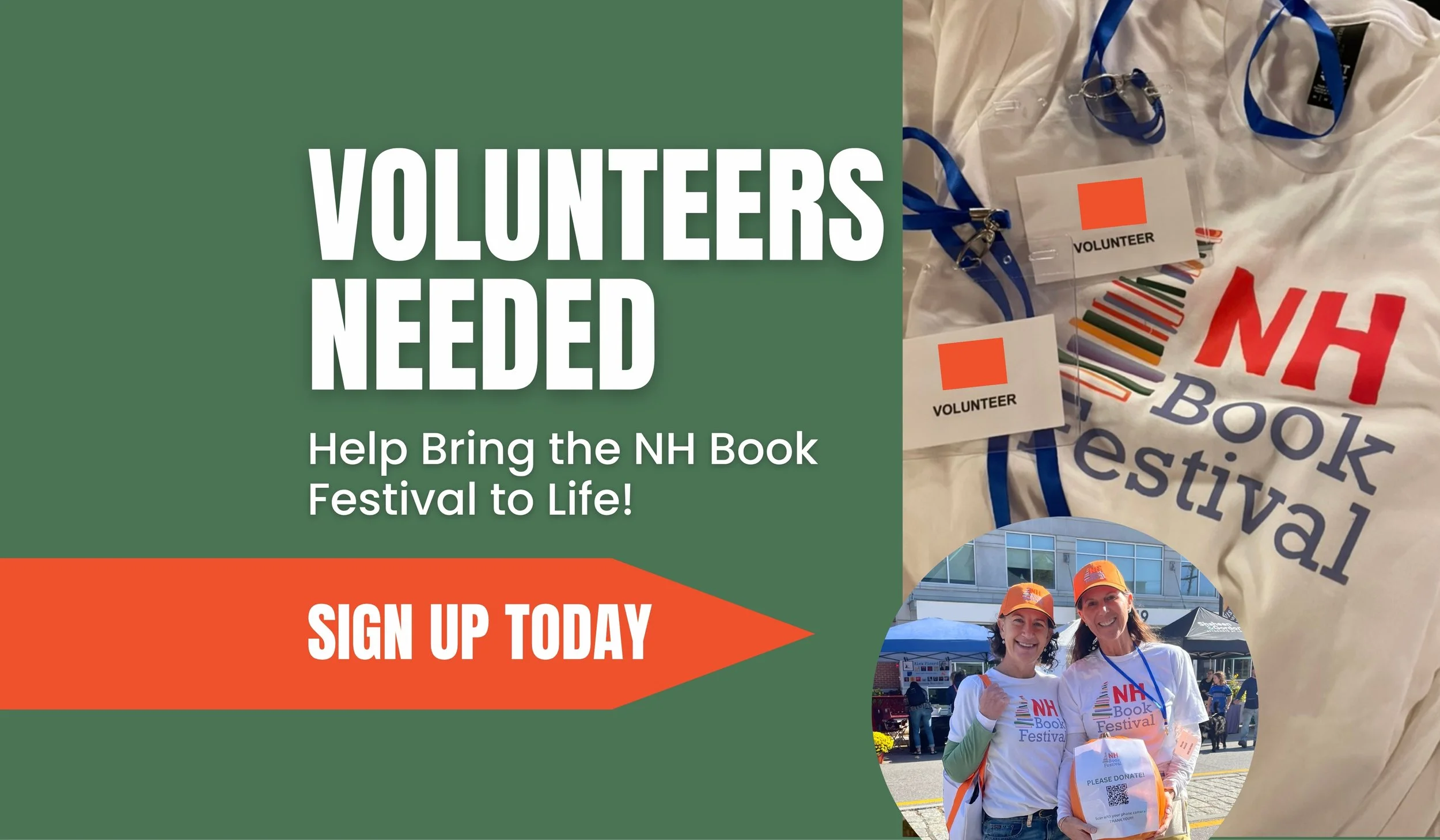 Volunteers Power the NH Book Festival