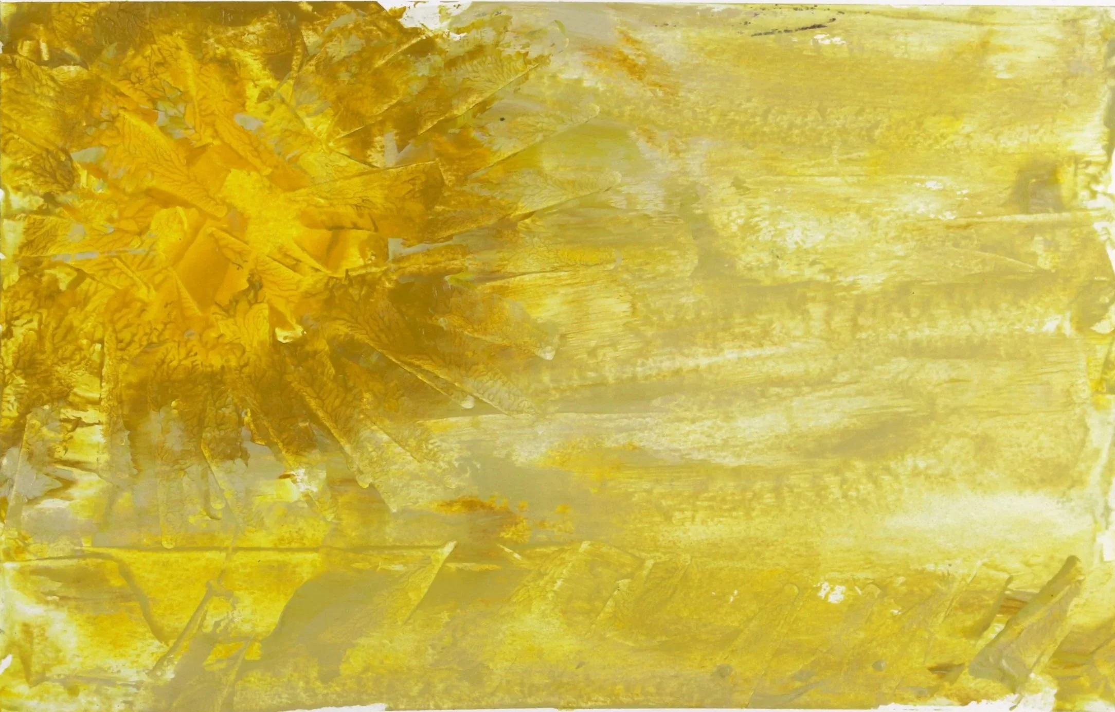 Sun, 2021, acrylic on paper, 12" x 16"