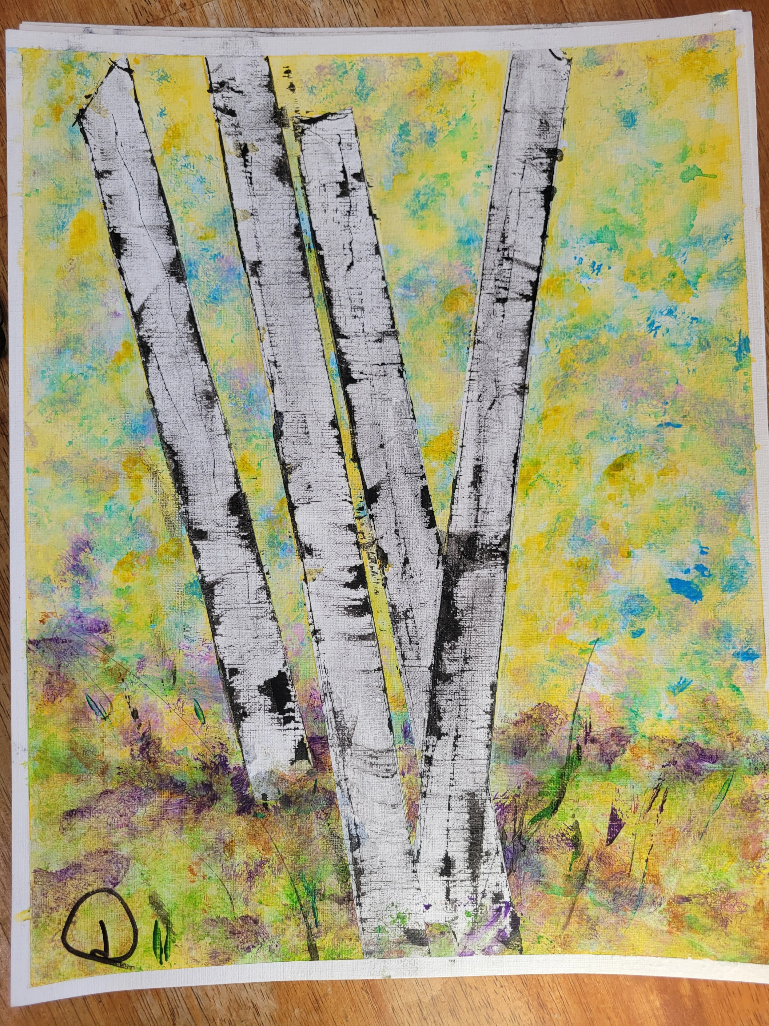 Birches Summer, 2024