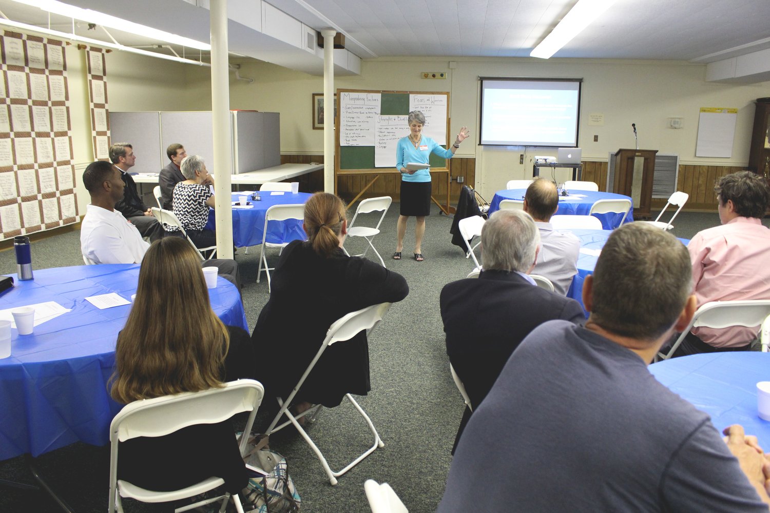 Rev. Carol Goehring invites Methodist clergy and business leaders to take a next step of supporting StepUp by giving time, treasure, and—most importantly—job opportunities to those partnering with StepUp