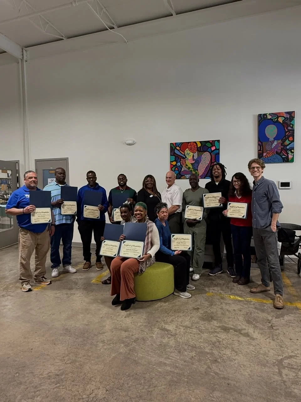10 individuals graduated from Jobs Week at StepUp Durham