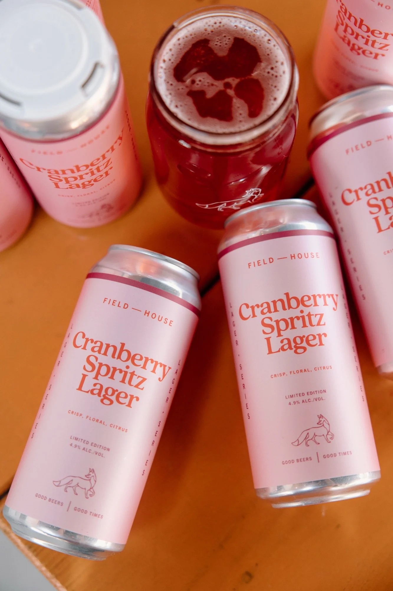 Cranberry Spritz Lager 4.9%