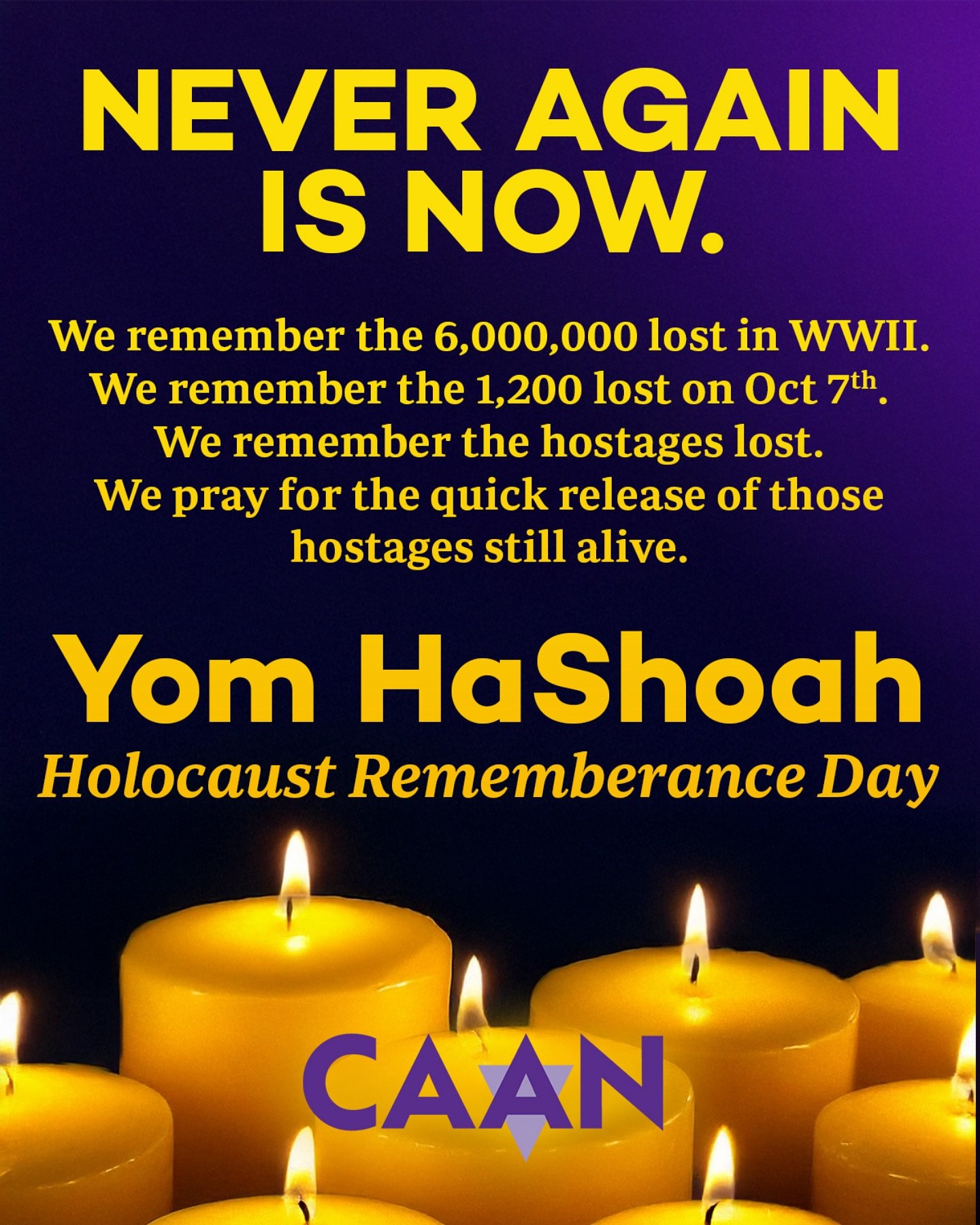 On #YomHaShoah, we remember the 6 million Jewish lives lost in the Holocaust—a tragedy that must never be forgotten. Holocaust denial, distortion, or revisionism has NO place in our classrooms or our world. Our duty is to teach the next generat