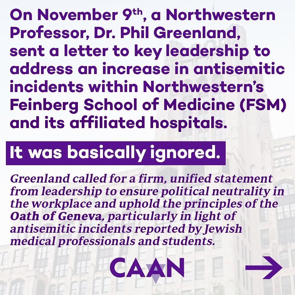 @NorthwesternU Medical School's silence speaks volumes.
Jewish students, faculty, and patients DESERVE BETTER. Your oath to care for ALL patients is non-negotiable. Neutrality in healthcare isn't optional—it's essential.
@NUFeinbergMed, y