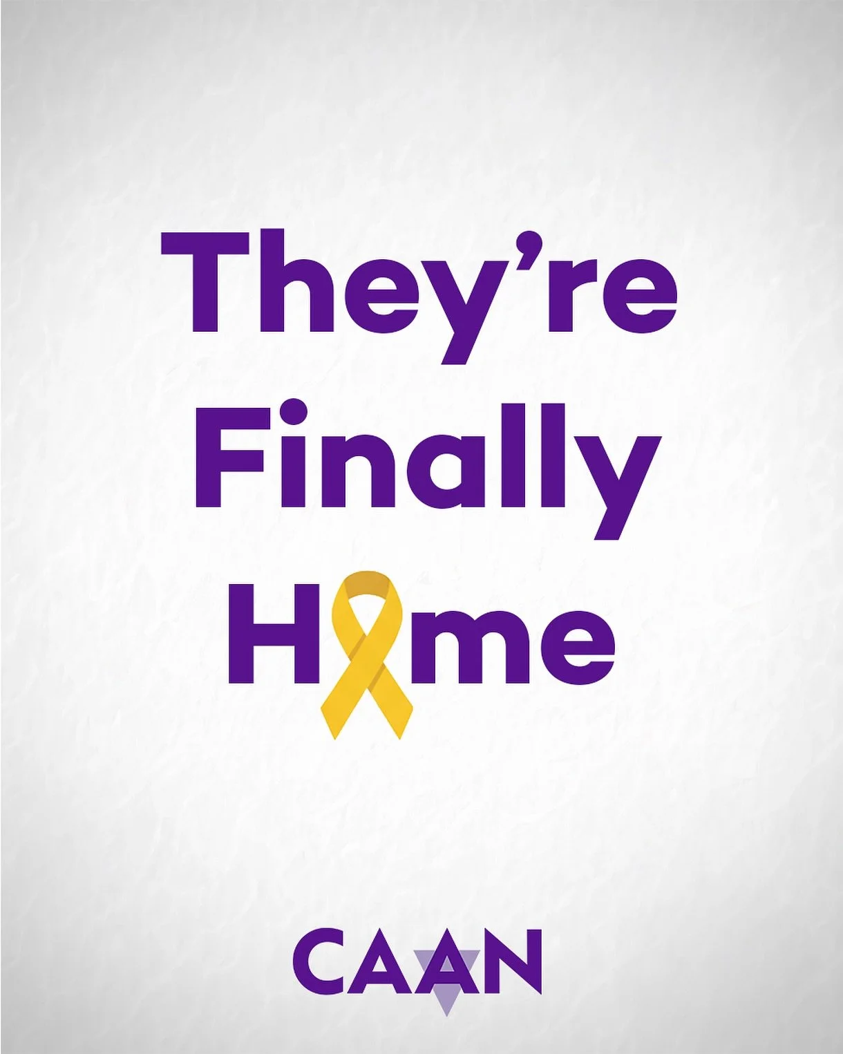 We are overjoyed that the remaining living hostages are finally home in Israel. We pray all the remaining deceased hostages are brought back to their families, and we hold hope that lasting peace in the region will come &mdash; a peace strong enough 