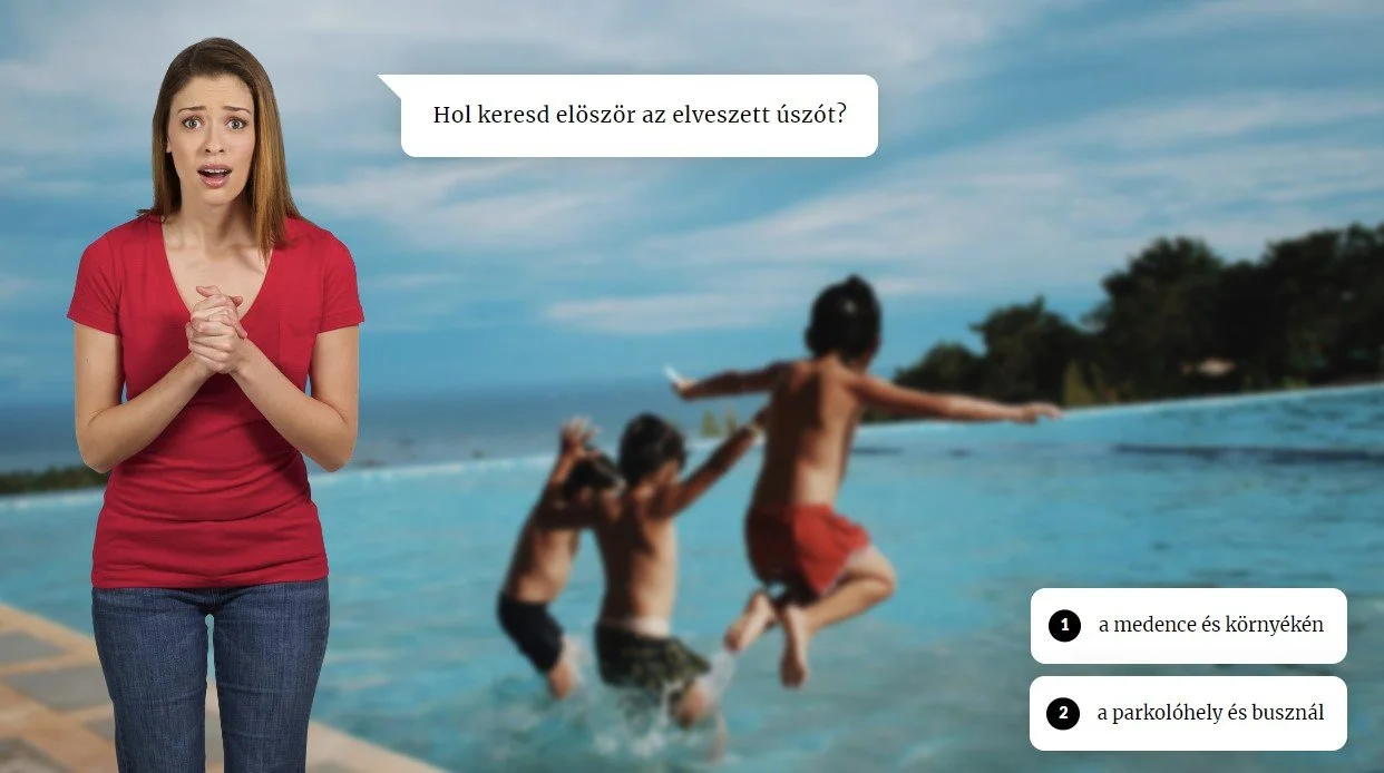 scenario lesson for Lost Swimmer Plan (Lesson 11)