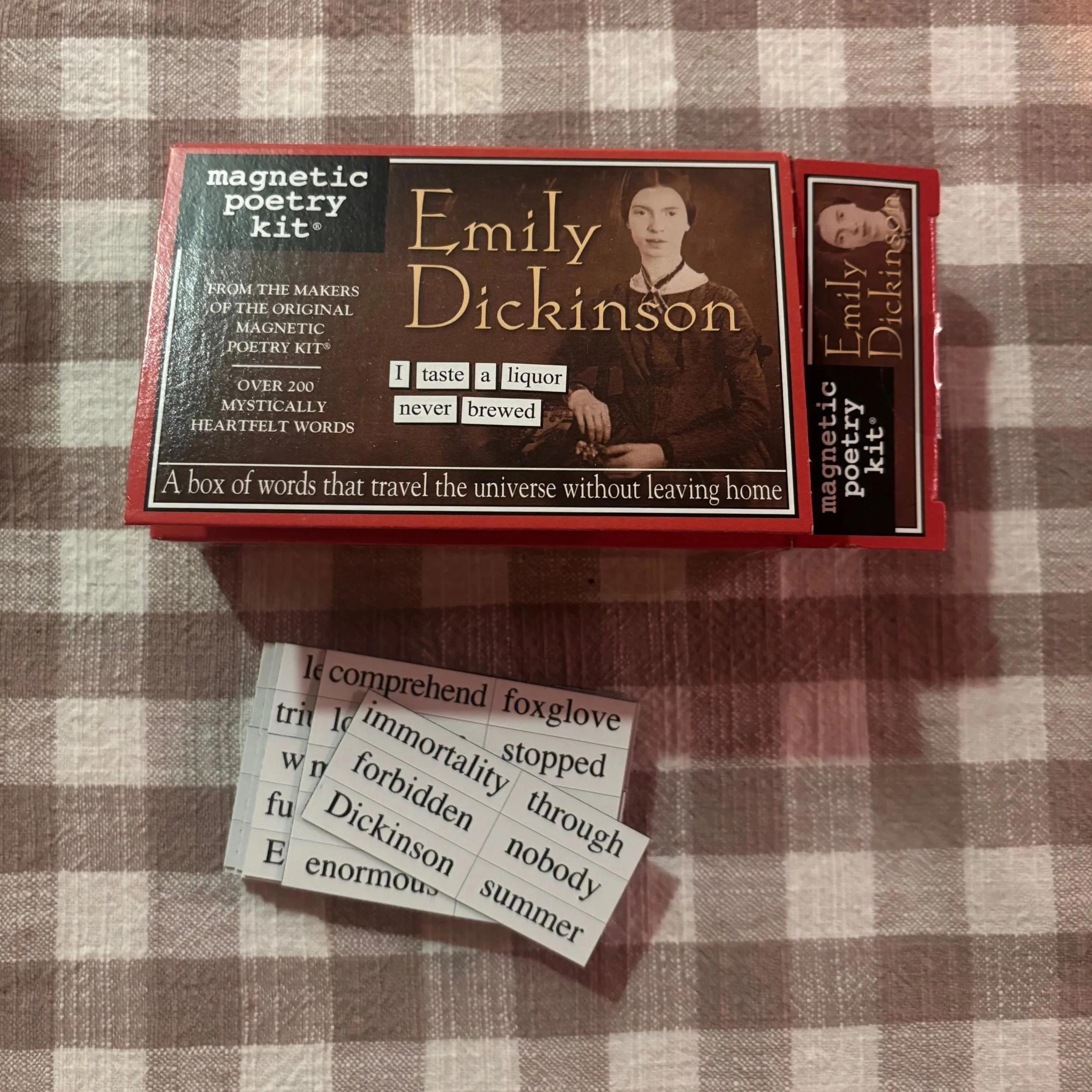 Emily Dickinson Magnetic Poetry