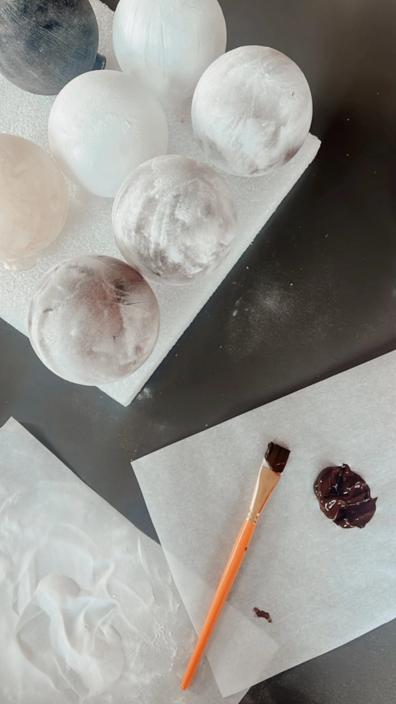 DIY Textured Ornaments — amanda renae