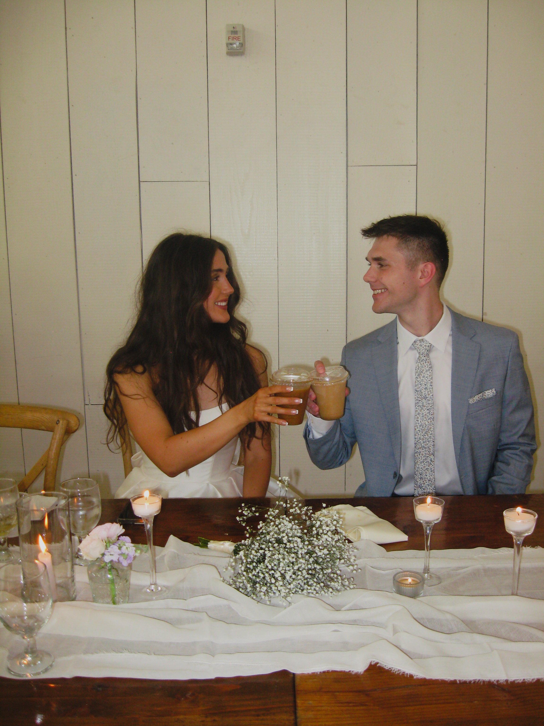 coffee catering at wedding