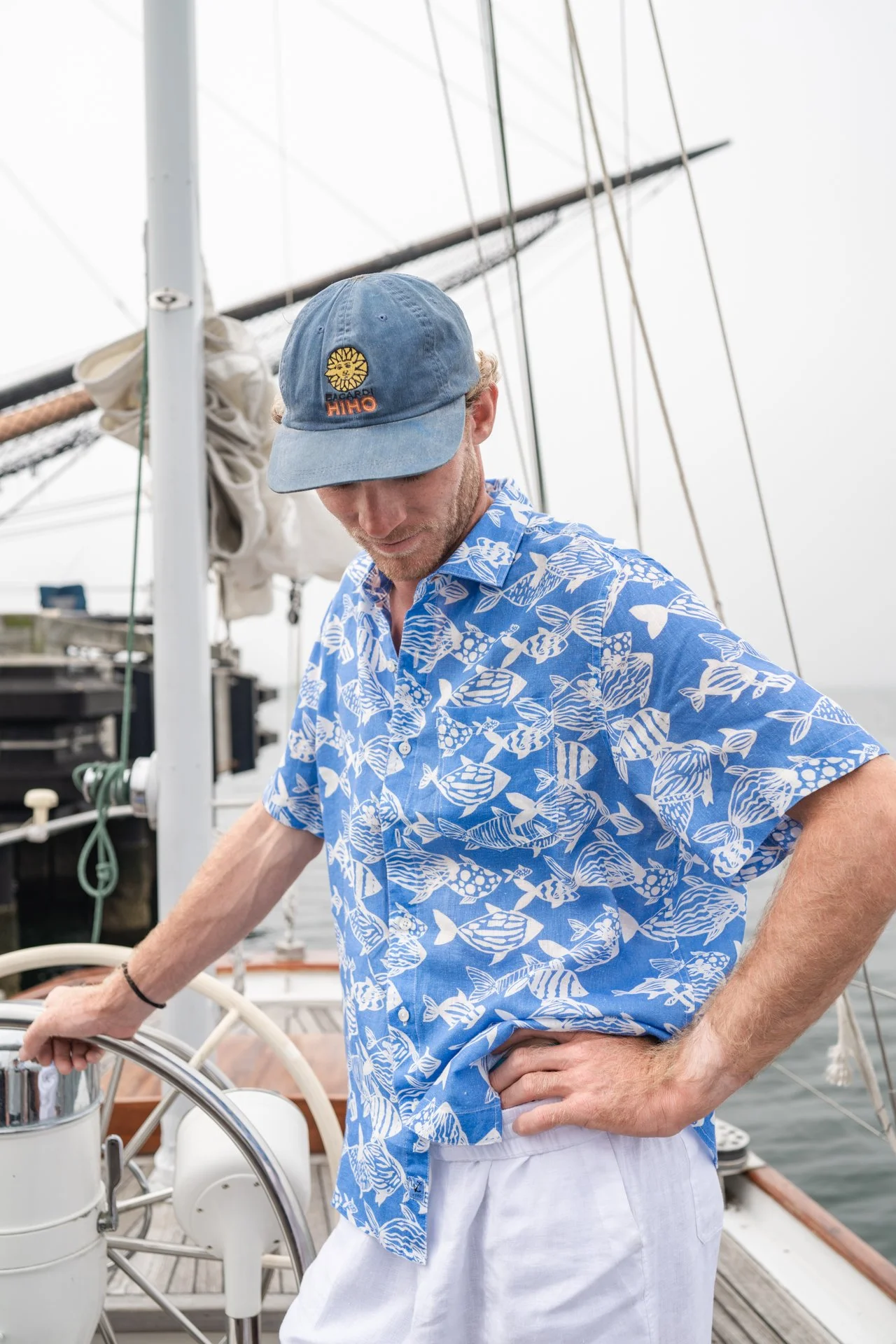 HIHO Irie Shirt Ultramarine Fish-2.jpeg