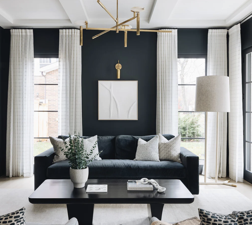 Melange Large Floating Disc Semi-Flush Chandelier