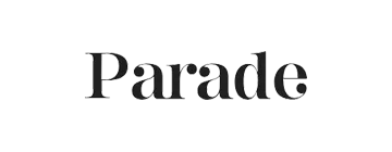The word 'Parade' in black text with a shadow effect