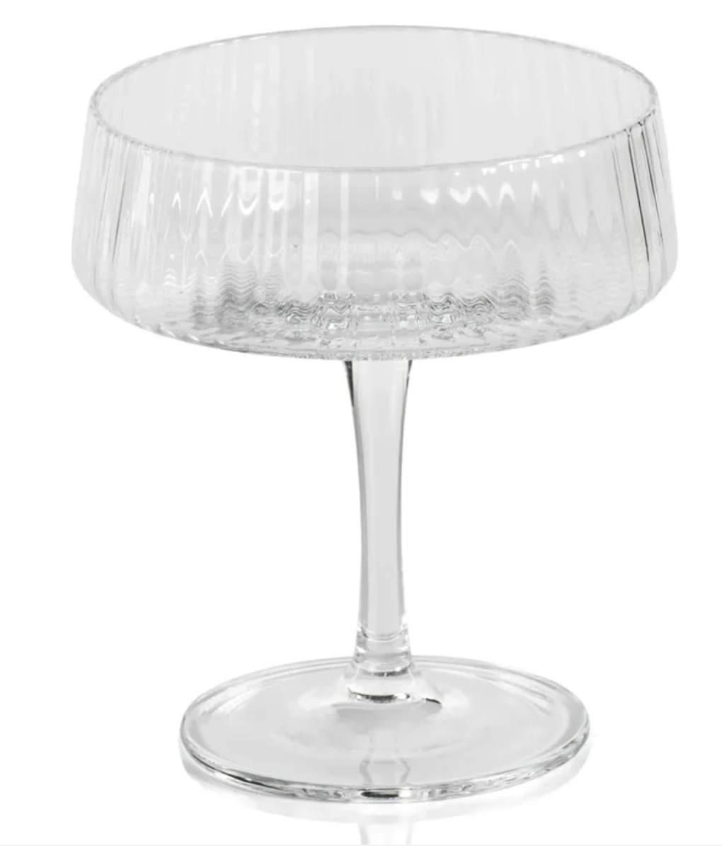 Bandol Fluted Textured Martini Glass - Set of 4