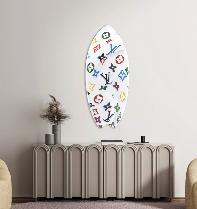 Doll Memories - Rainbow Fashion Swirl Skimboard