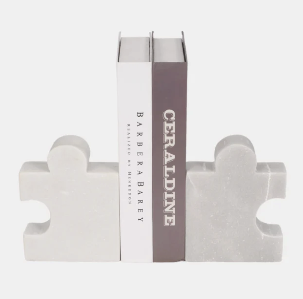 Puzzle Piece Bookends