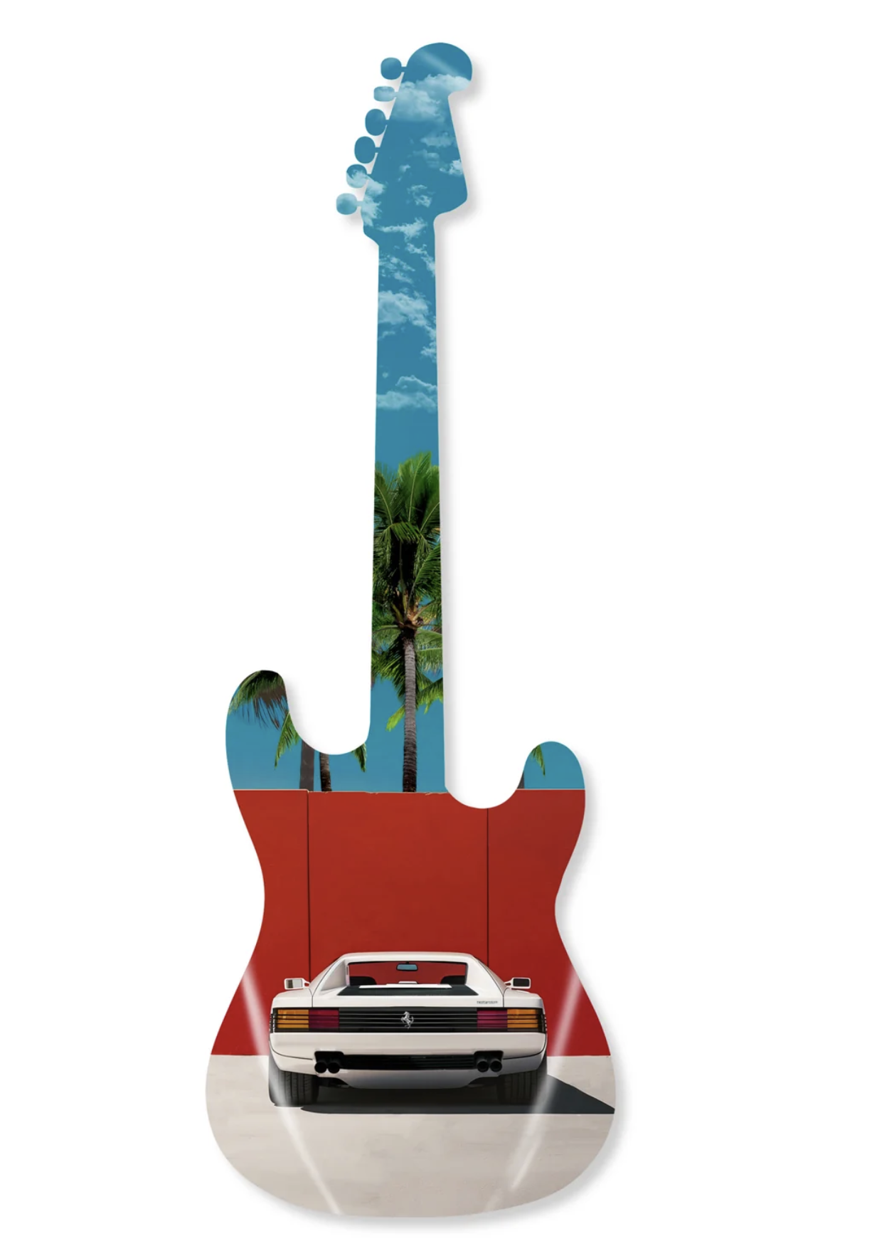 Dream Car Guitar Diecut