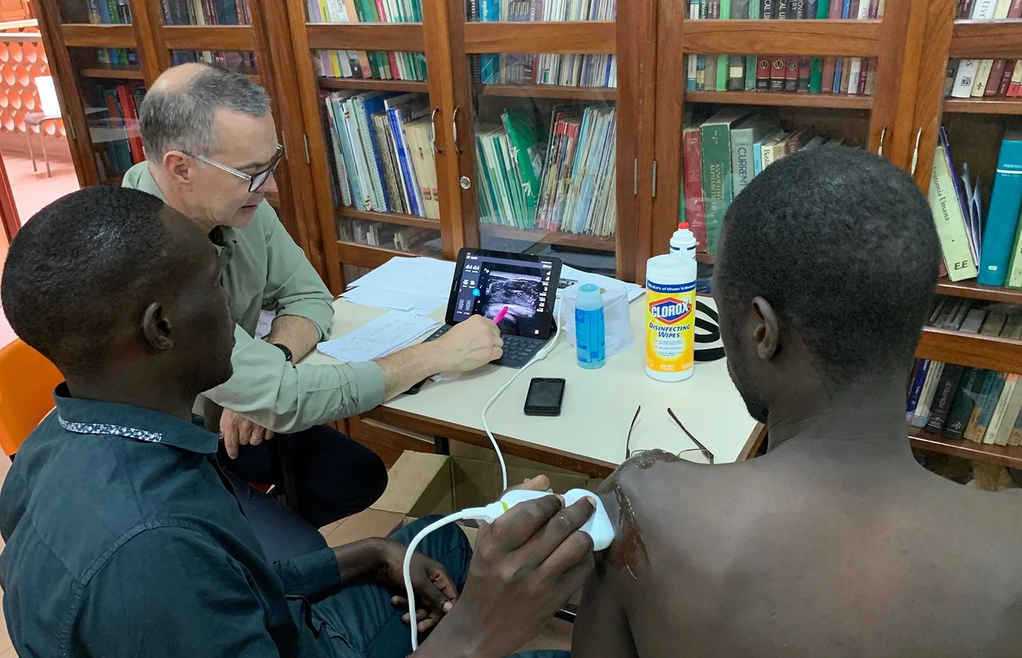 Shoulder ultrasound Training with Dr. Jon Jacobson