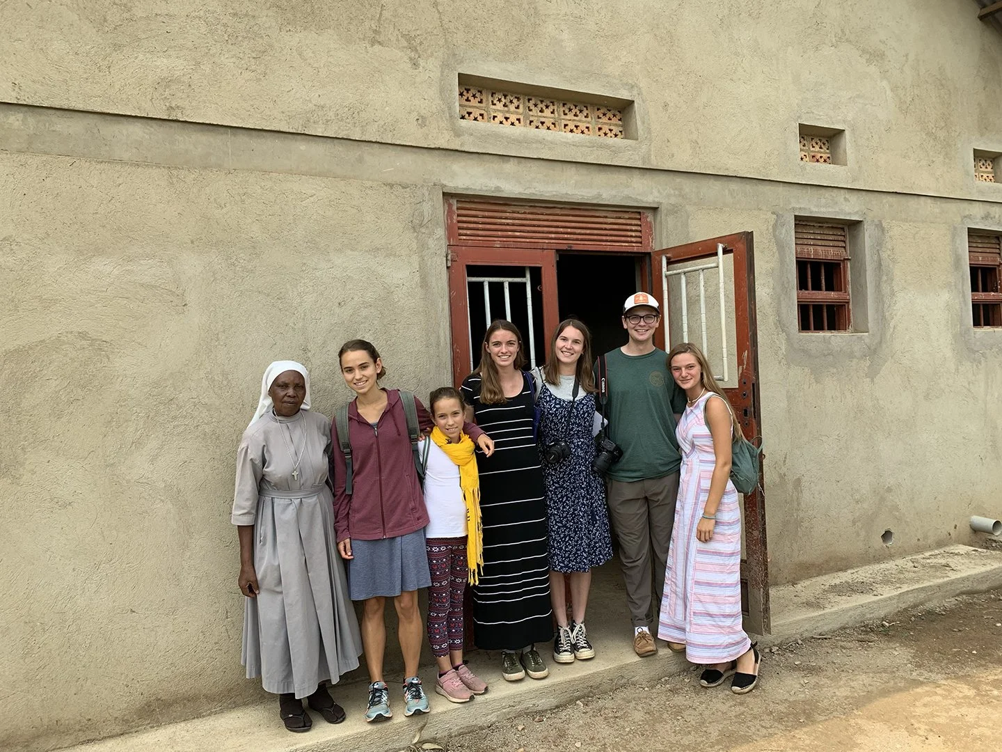 Students Tour New Clinic Building in Nyamwegabira