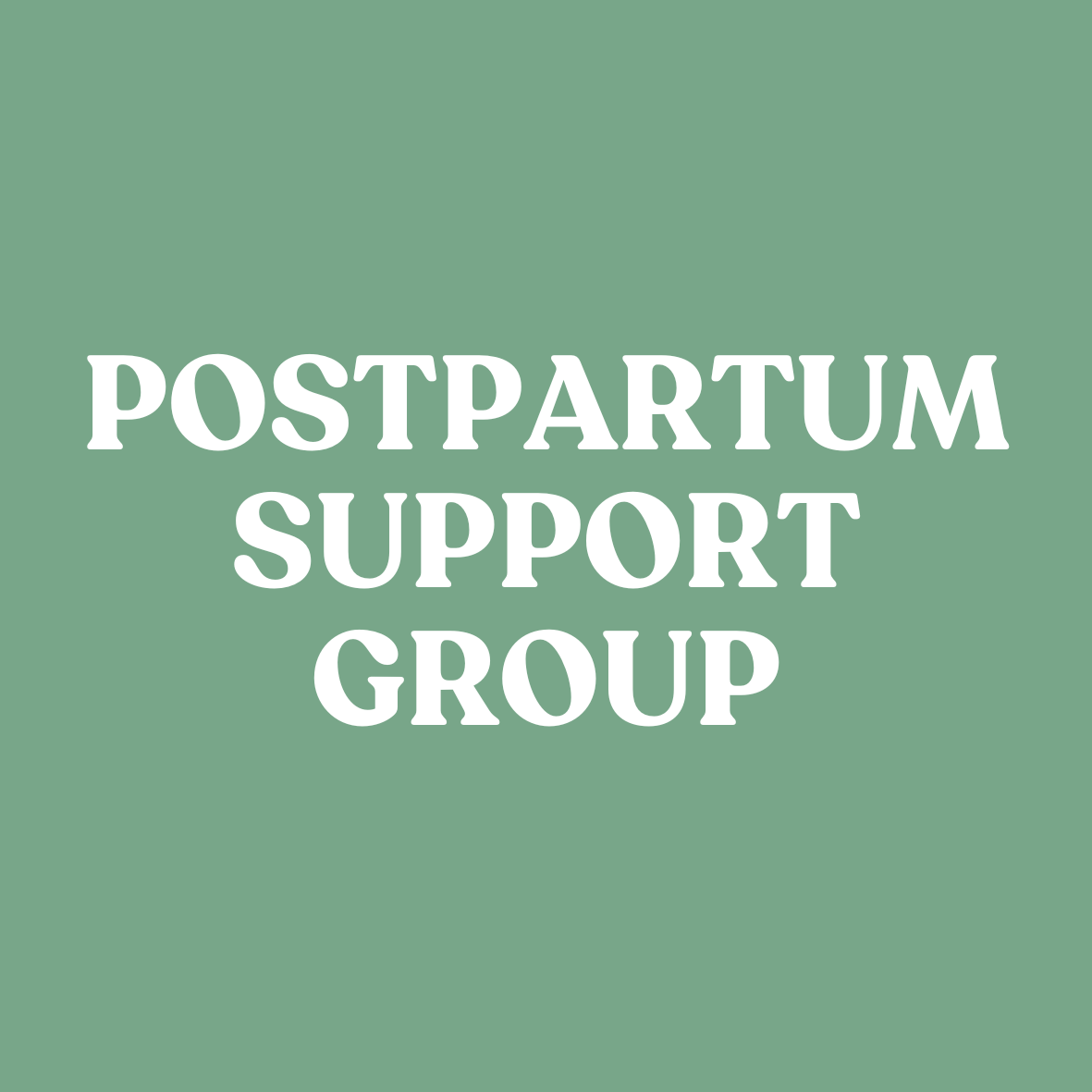 Postpartum Support Group