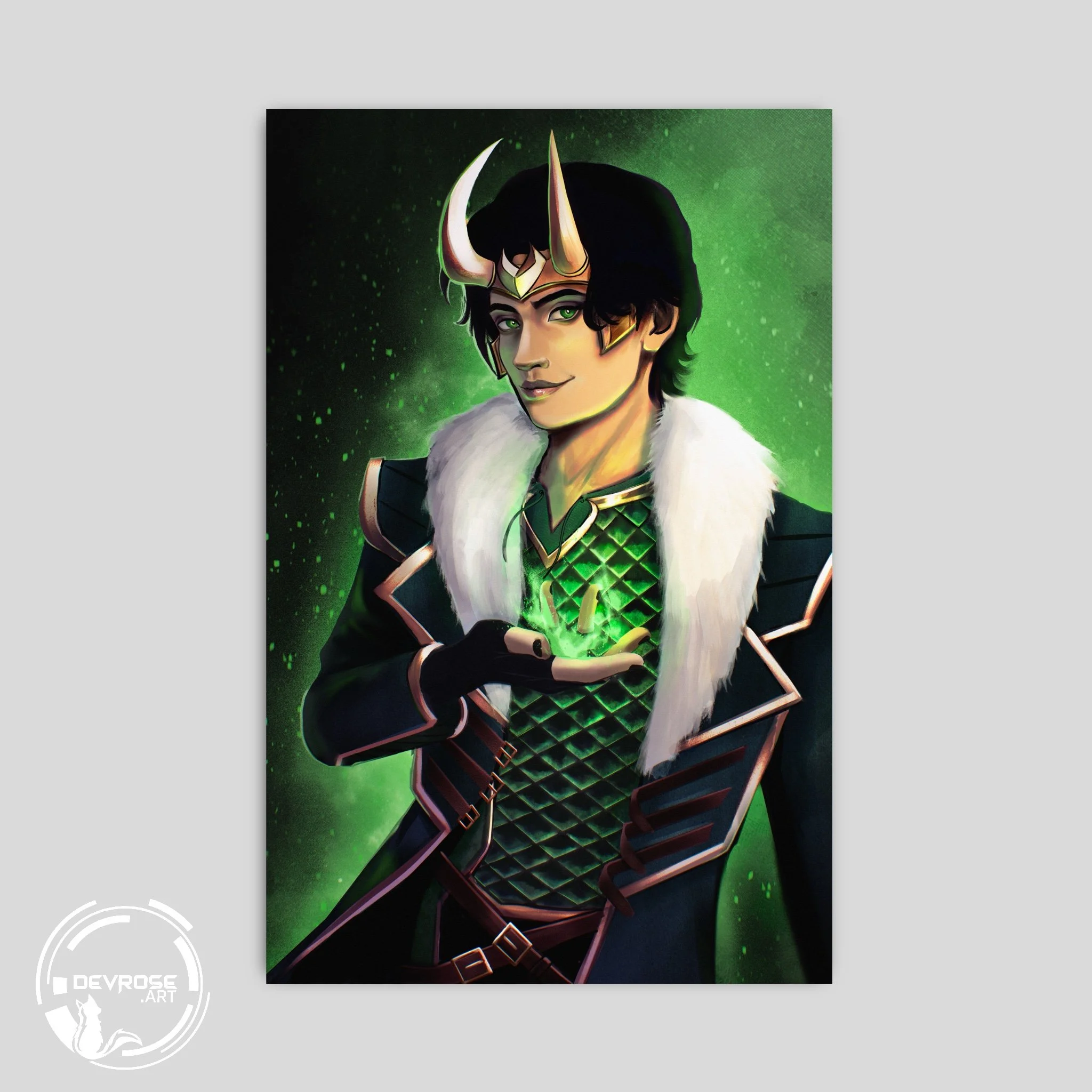 Teen Loki (AoA) Art Print